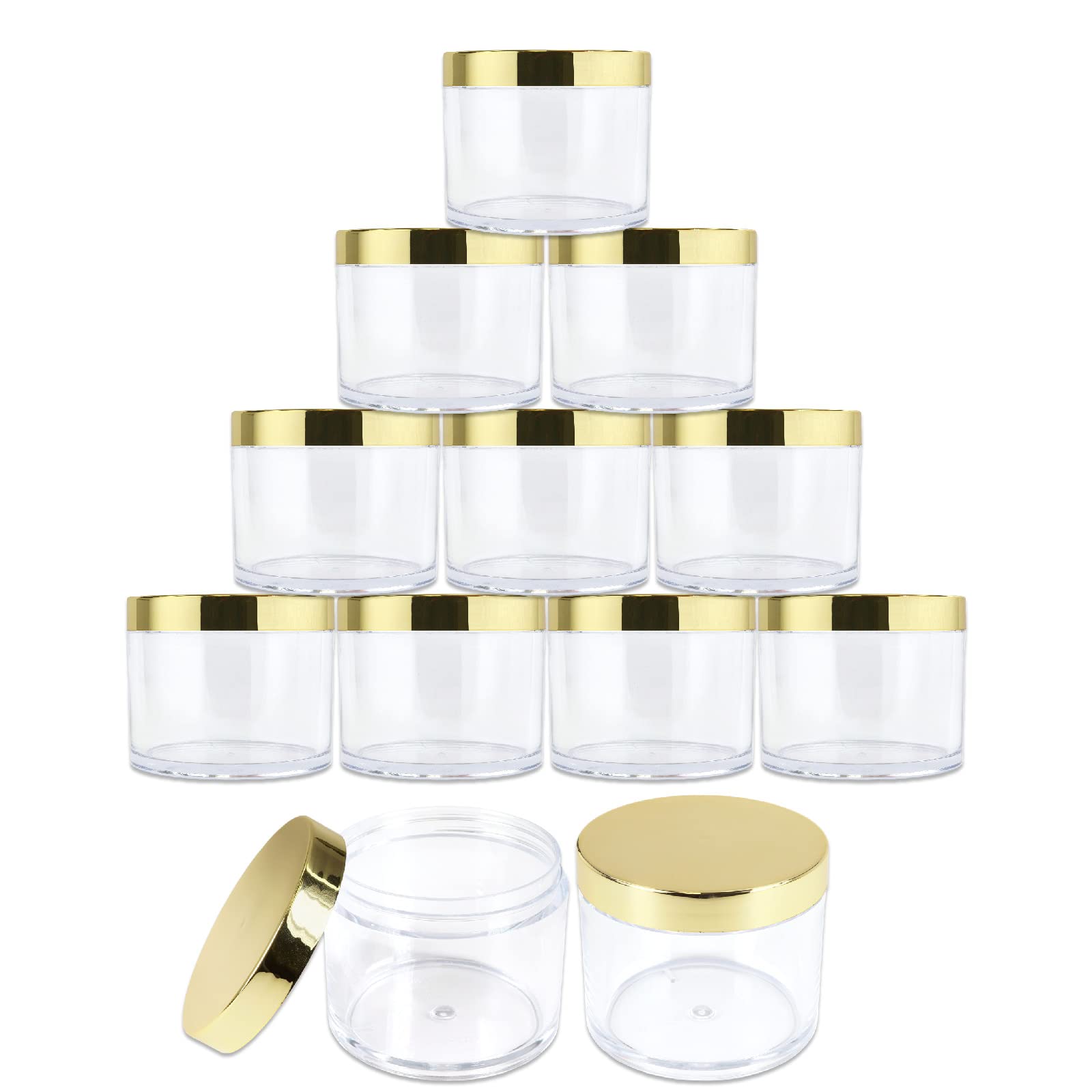 120g/120ml (4 oz) Plastic Cosmetic Sample Jars (High Quality)