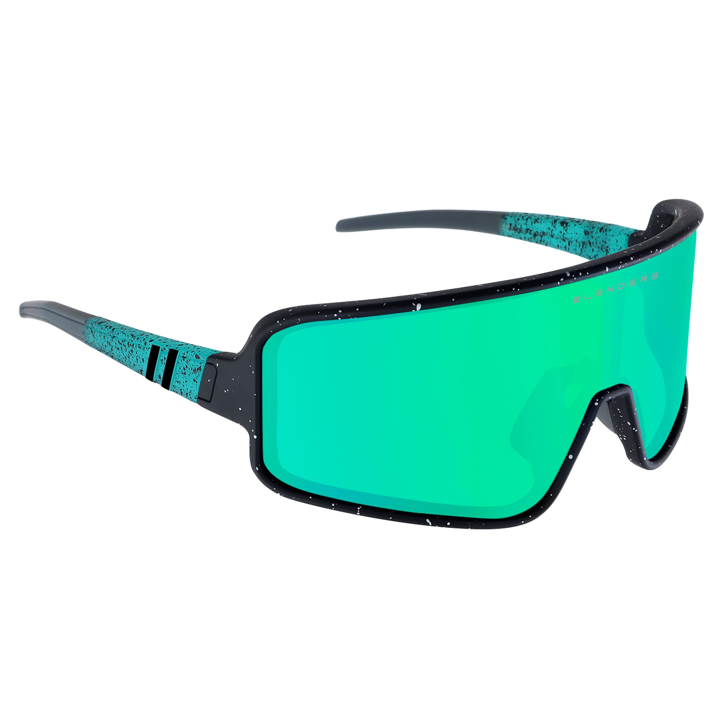 Blenders Eyewear Eclipse Polarized Sunglasses Wrap-Around Lens 100% UV  Protection For Men & Women