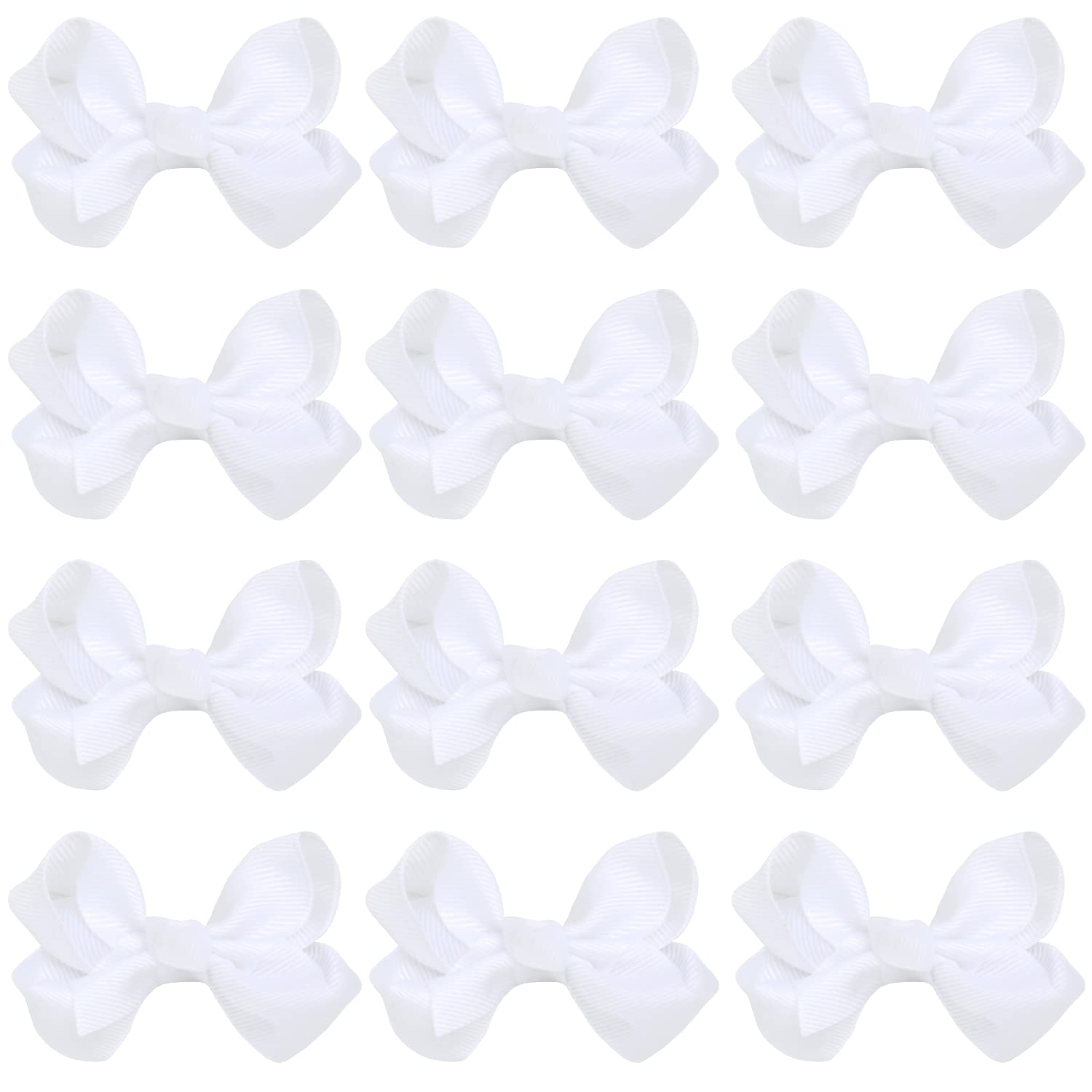 1 Pcs High Quality Solid Grosgrain Ribbons Hair Bow with Clips for Girls  Children Alligator Hair