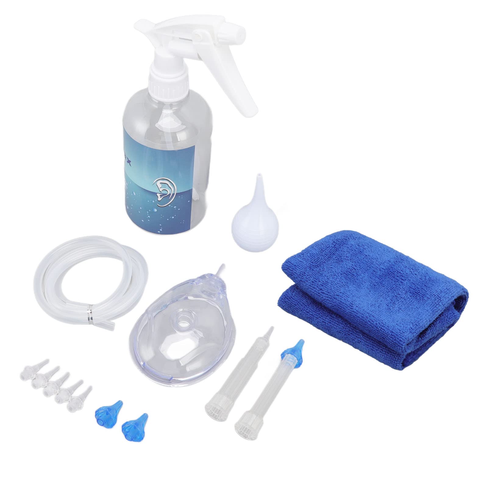 MIGONG Ear Cleaning Kits ABS and Silicone Earwax Cleaning Washer 500ml Ear  Washer Spray Bottle System
