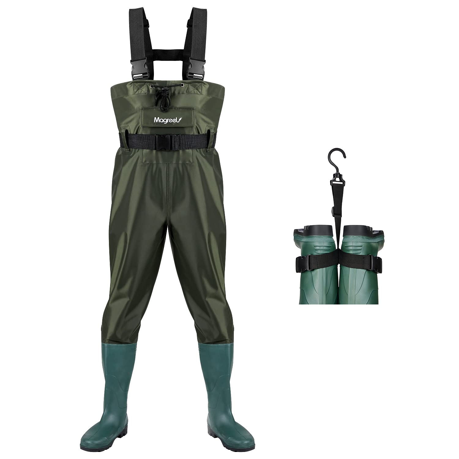  Chest Waders, Hunting Fishing Waders for Men Women with Boots  70D/210T Nylon Wader for Duck Hunting Fly Fishing : Sports & Outdoors