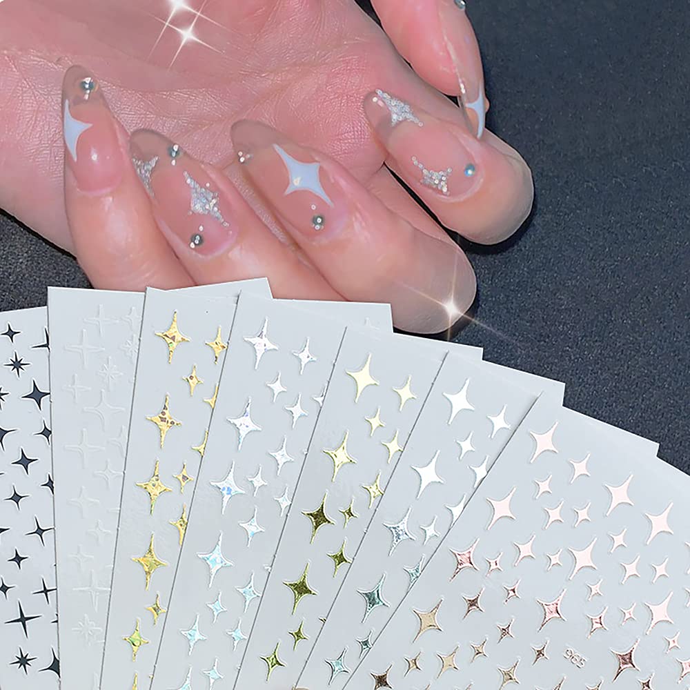 NAIL SALON By ASHE Luxurious Designer 3D Gel Nail Stickers for every  Occasion (10+4pcs) (Without Nails)