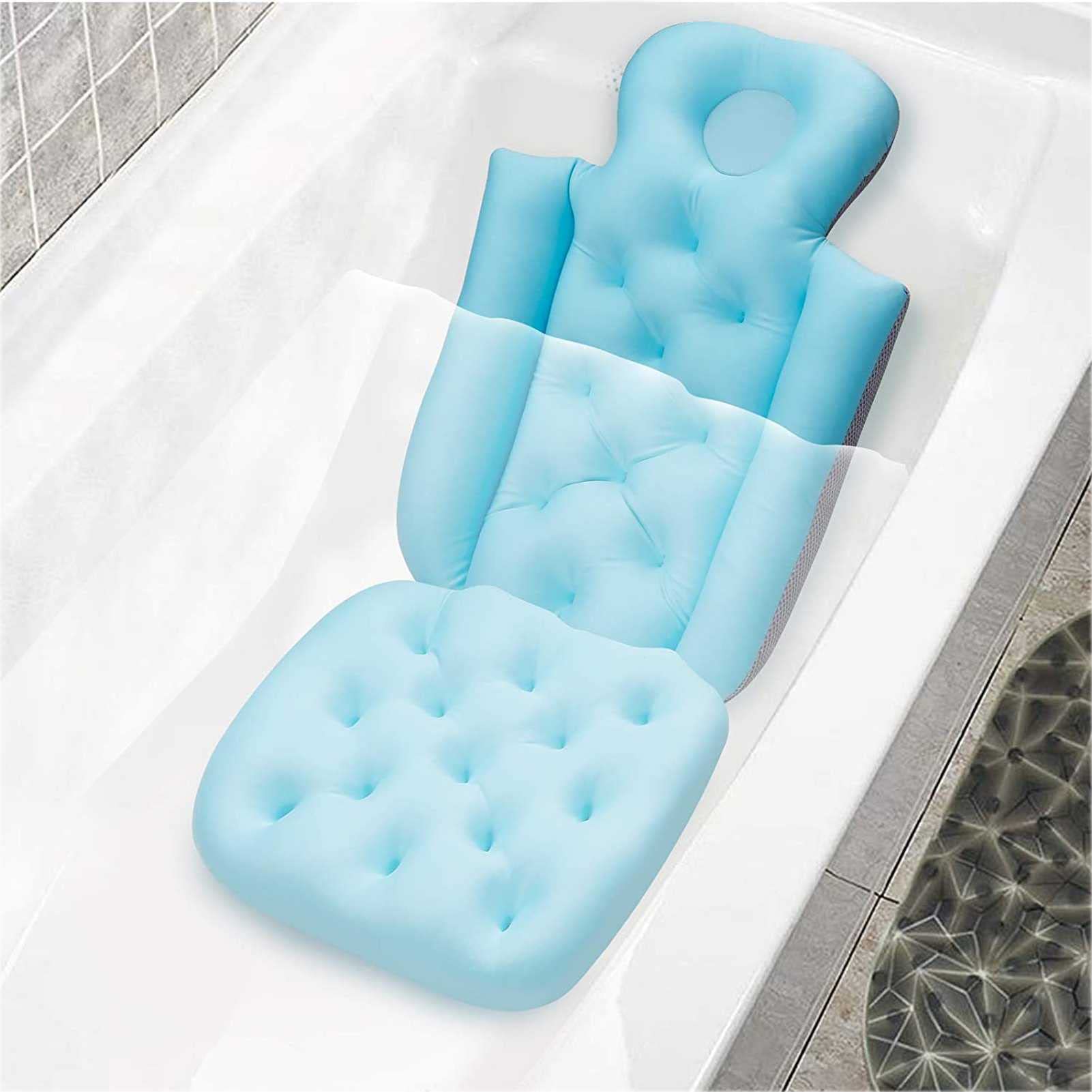 Full Body Bath Pillows for Tub: Padded Bathtub Pillows for Head and Back Support