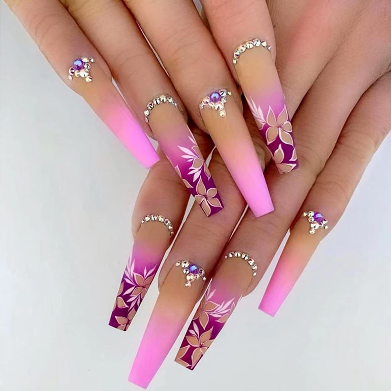 BALLERINA: Pink Chrome Glaze Almond Press On Nails | Lavaa Beauty