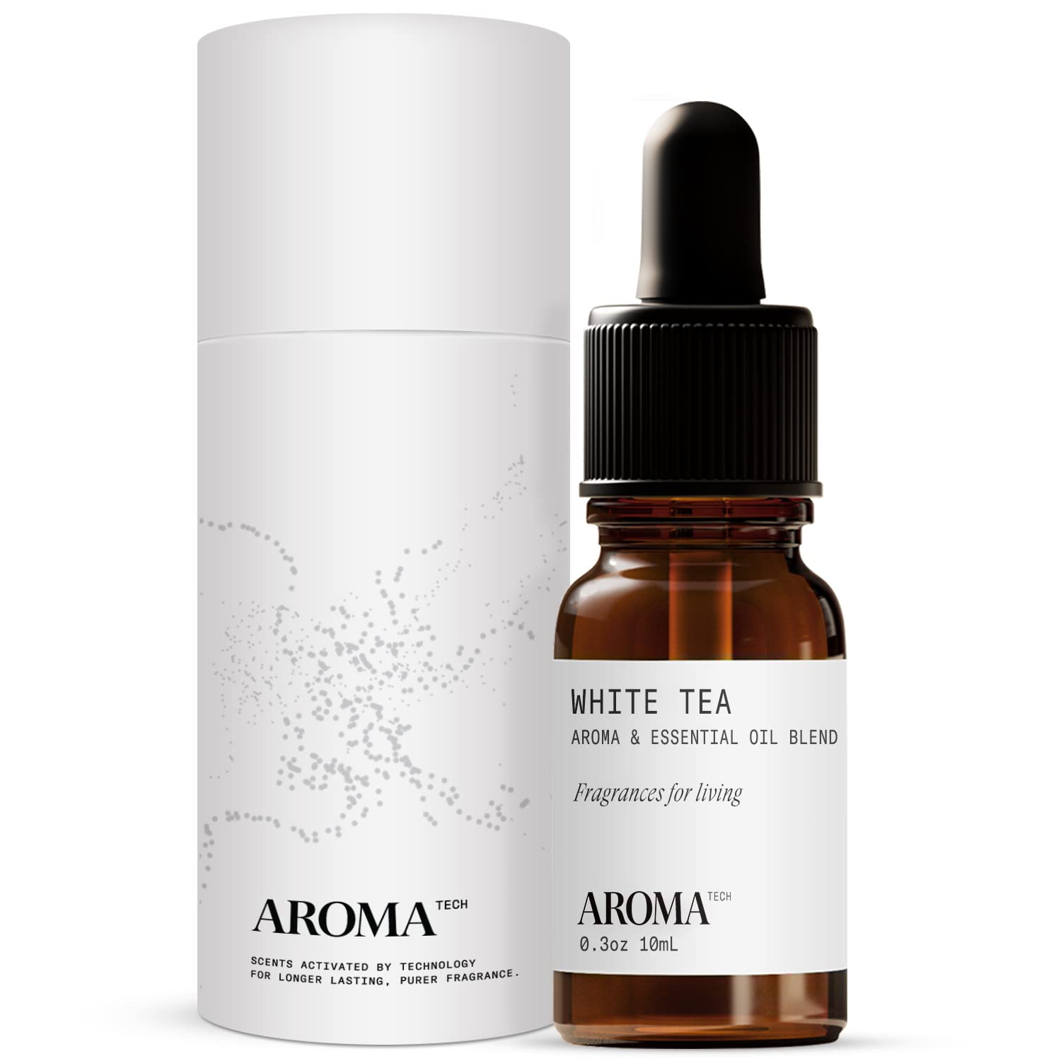 AromaTech White Tea for Aroma Oil Scent Diffusers - 10 Milliliter White Tea  0.33 Fl Oz (Pack of 1)