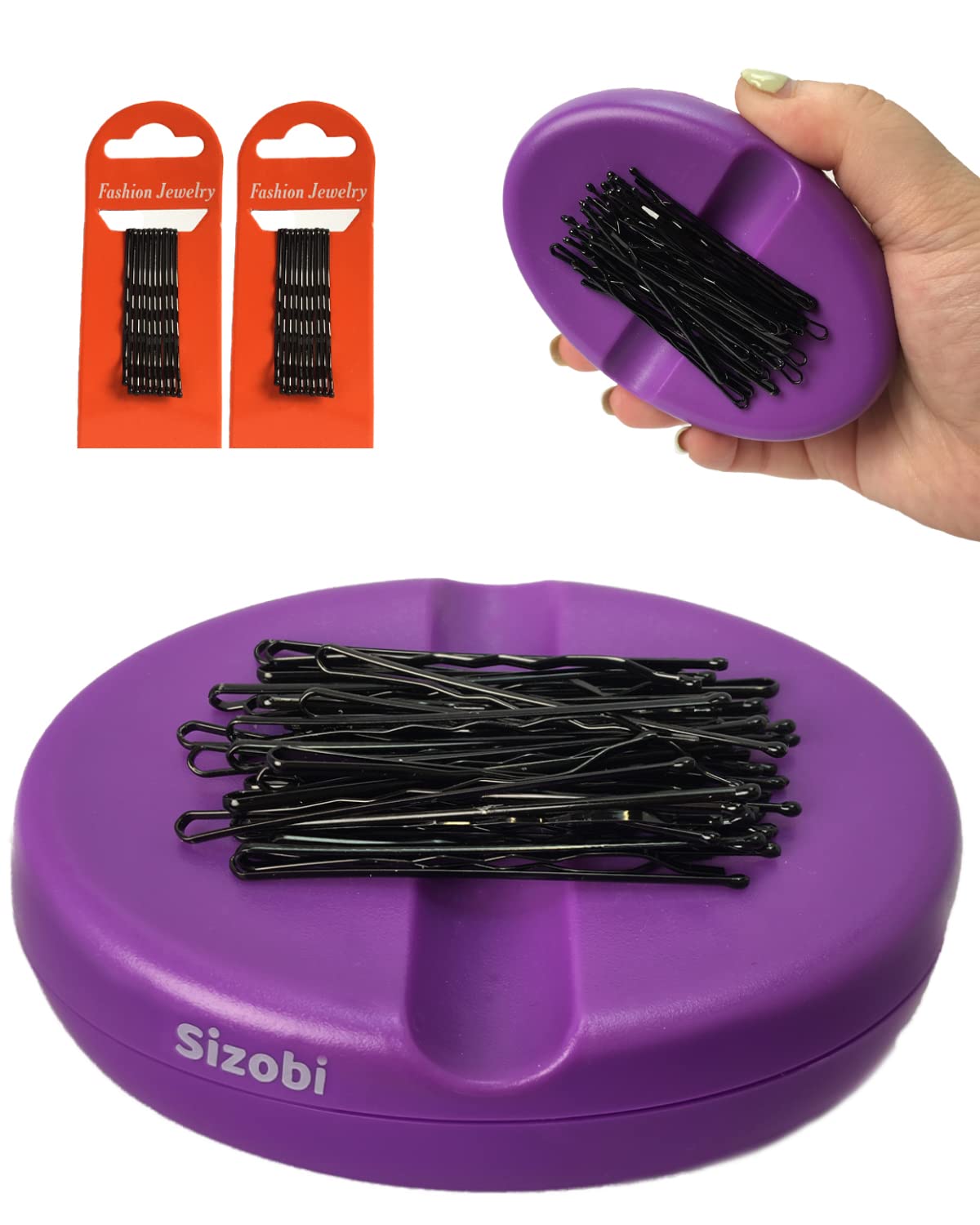Sizobi Bobby Pin Holder Magnetic Pin Cushion Sewing Pins Pin Holder  Magnetic Paper Clip Holder Magnetic