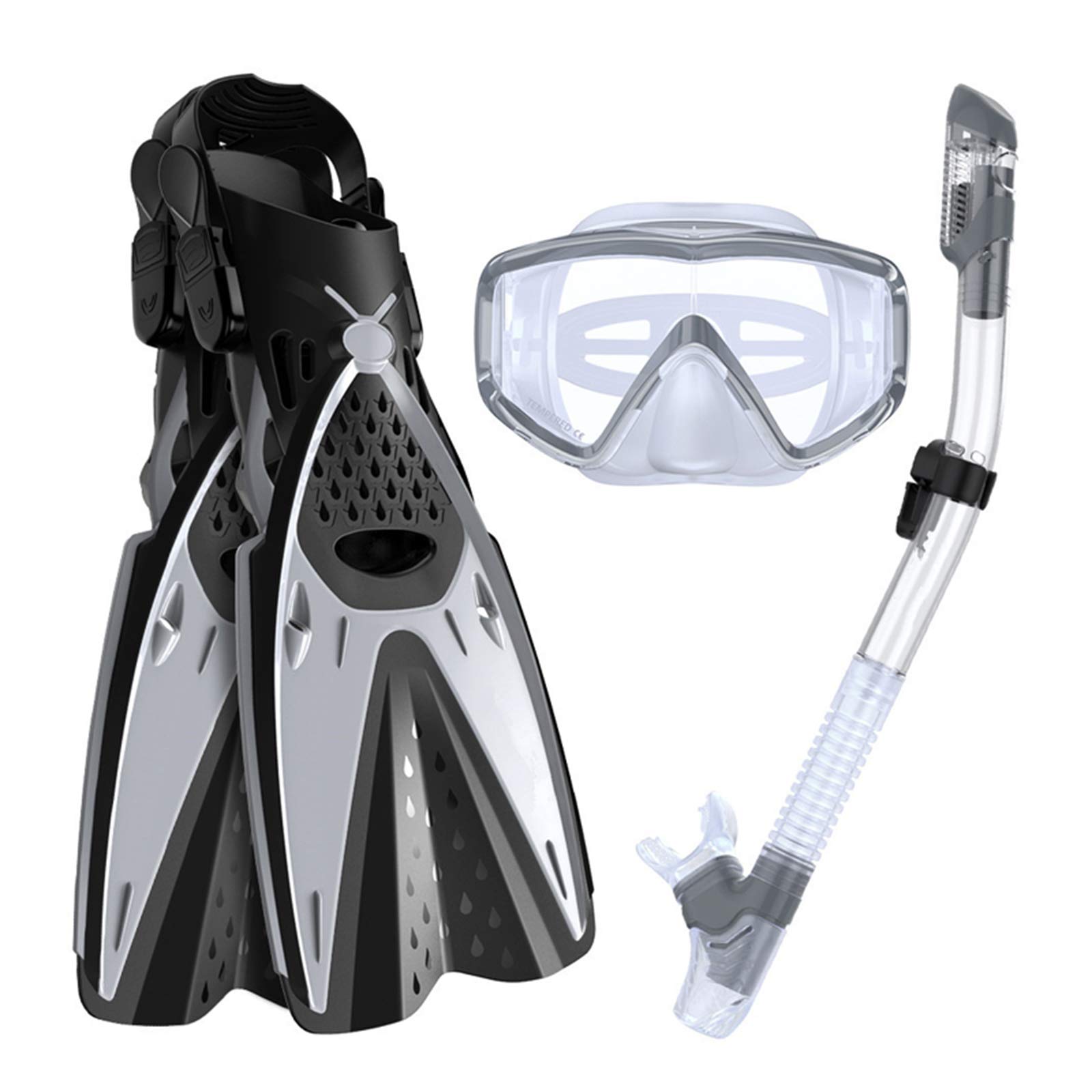 Premium Mask & Snorkel Set - Mantis Silver – RIFFE Web Store