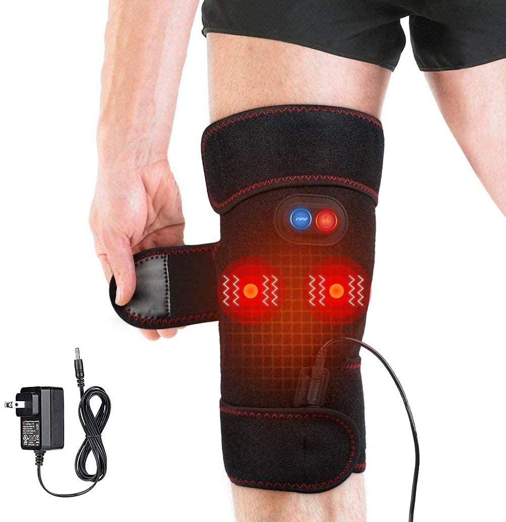 2-in-1 Arthritis Pain Relief Knee Brace Heated Knee Support for