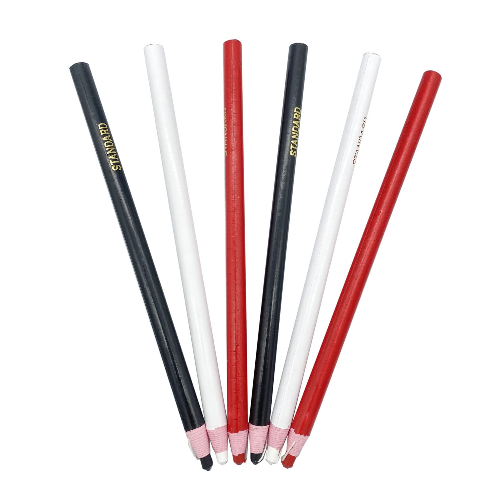  TEHAUX 6pcs Fabric Pencils for Sewing Cutting Sewing