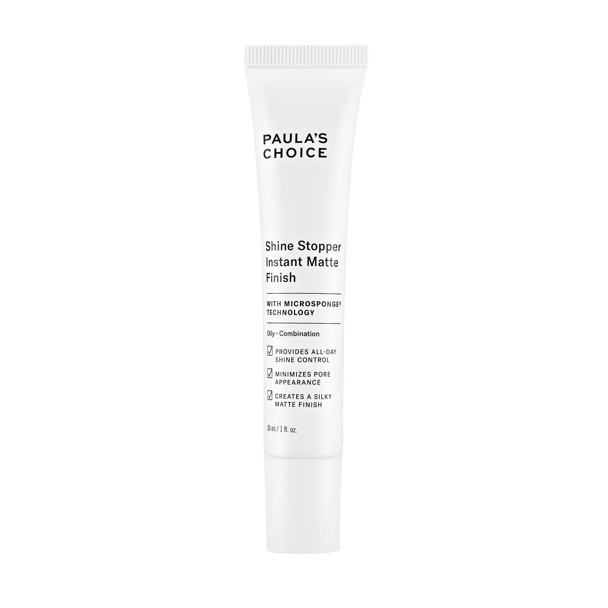 Paula's Choice SHINE STOPPER Instant Matte Finish Oil Control Primer Pore  Minimizer for Oily Skin 1 Ounce