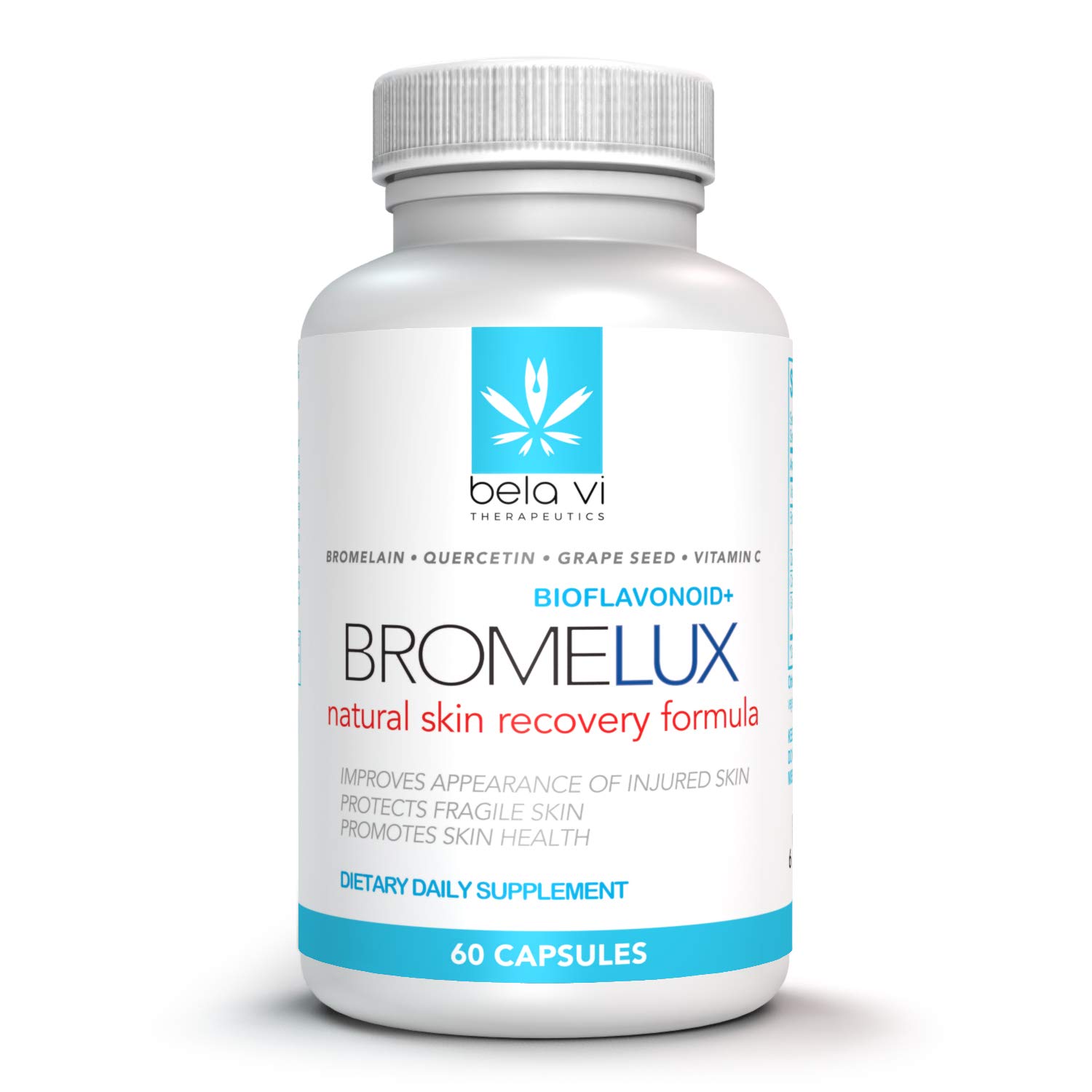 BROMELUX AntiBruising Supplement Bromelain & Quercetin Complex for