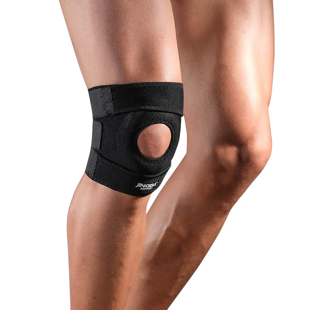 JINGBA Knee Brace Adjustable Knee Support Wrap for Knee Pain