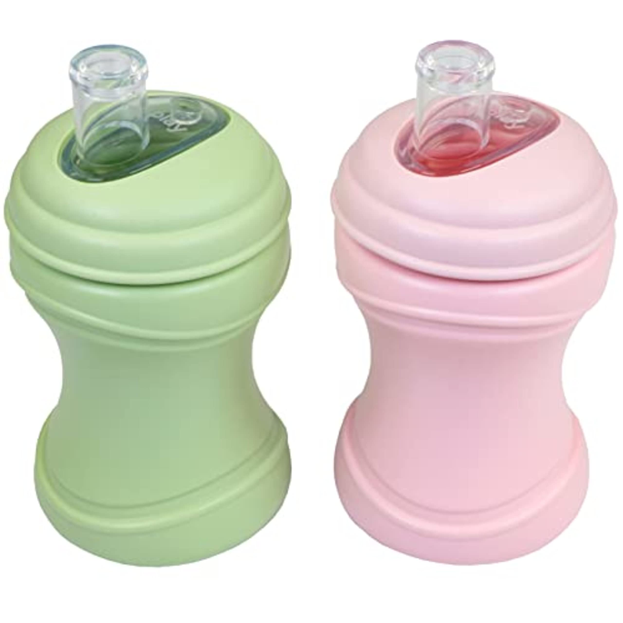 Re-Play Made in The USA 4pk No Spill Sippy Cups for Baby, Toddler