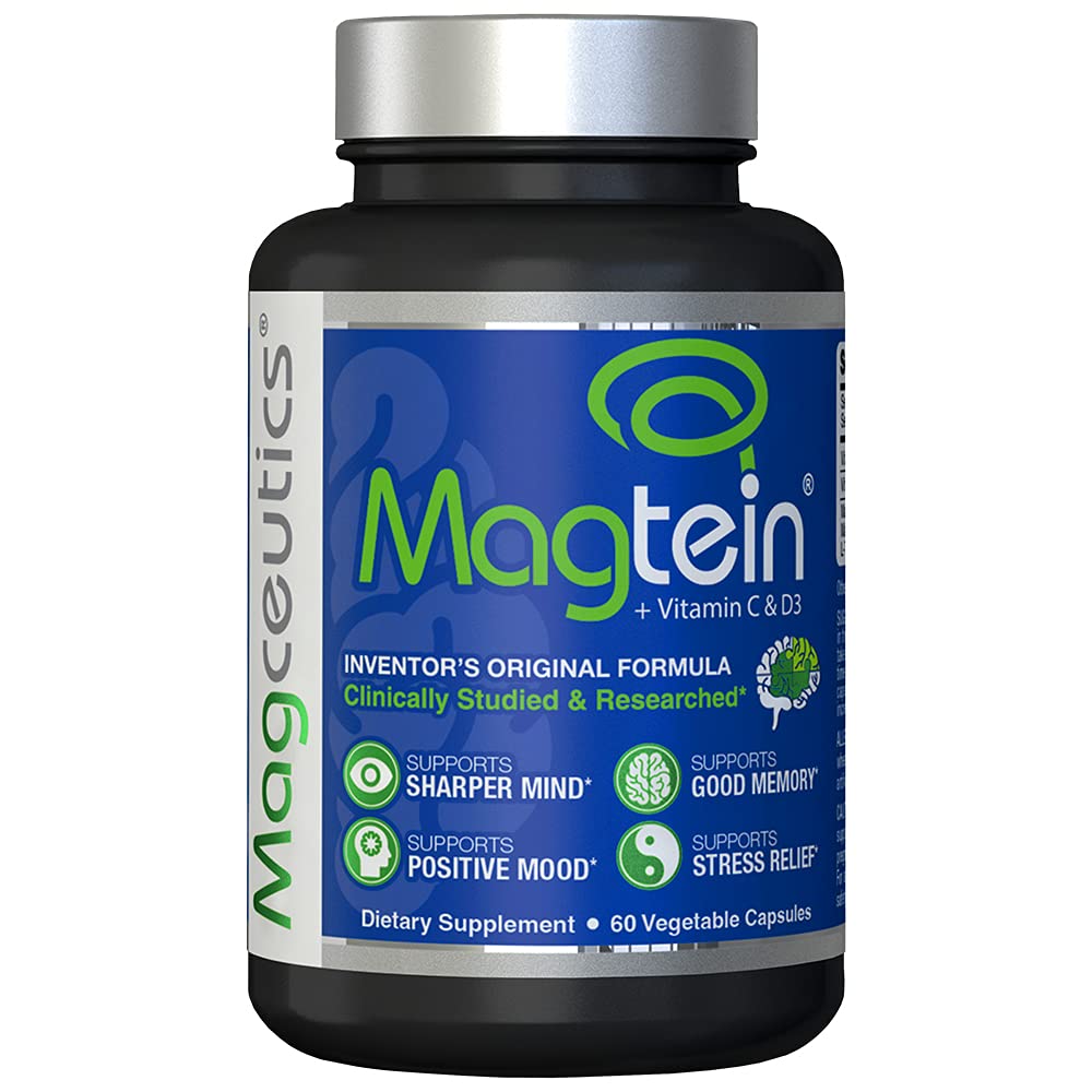 Magtein Magnesium L Threonate Bioavailable and 100 Water Soluble