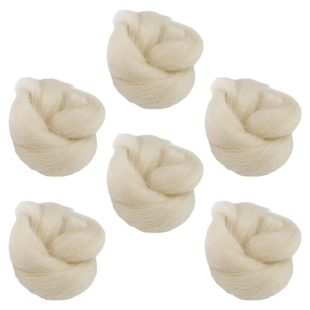 COHEALI 6Pcs Lambs Wool for Toes Soft Toe Separator Lambs Wool Toe Spacers  Toe Cushions Corn Cushion Pads Blister Prevention Bunions Callus Remover