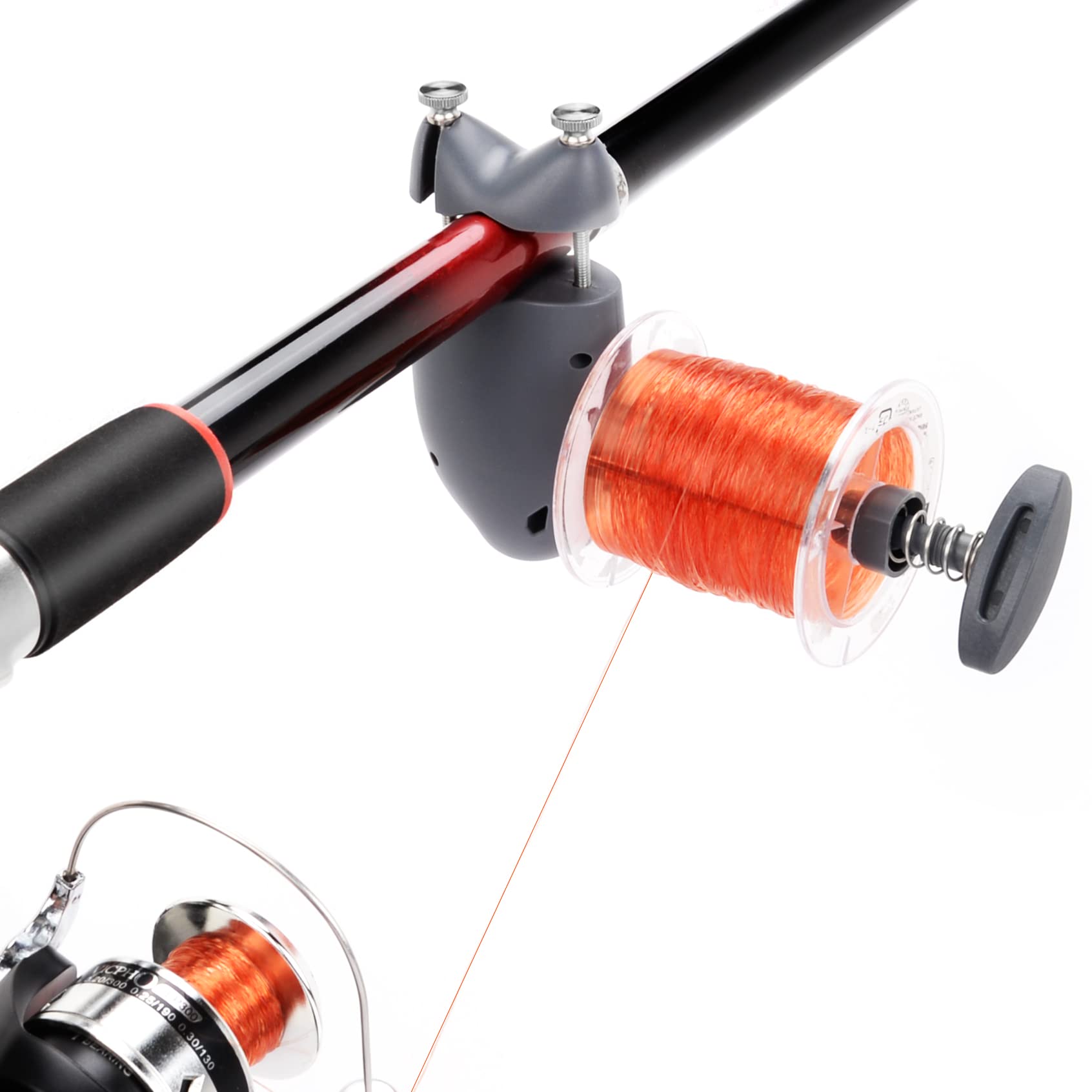 Teamaze Fishing Line Spooler Fishing Line Spooling Tools for Spinning Reels  and Casting Reels Portable Fish