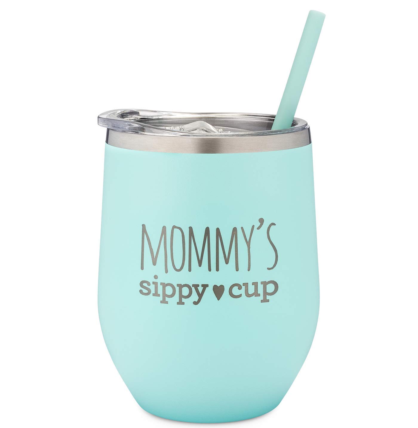 SassyCups Best Mom Ever Tumbler  22 Ounce Engraved Mint Stainless Ste –  BitzyPop