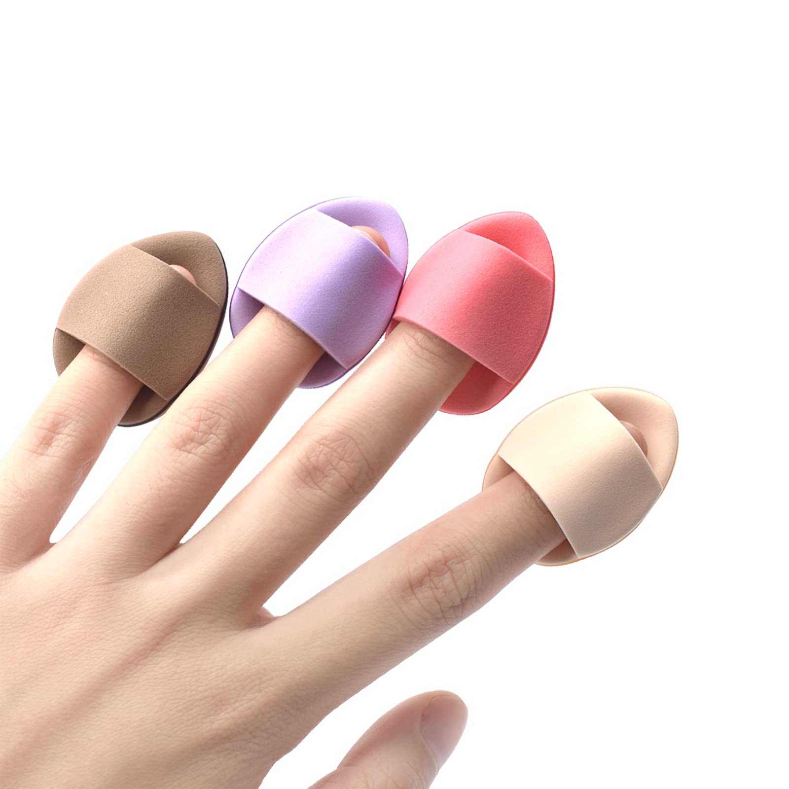 Rubixian Finger Puff 4 Pcs Mini Makeup