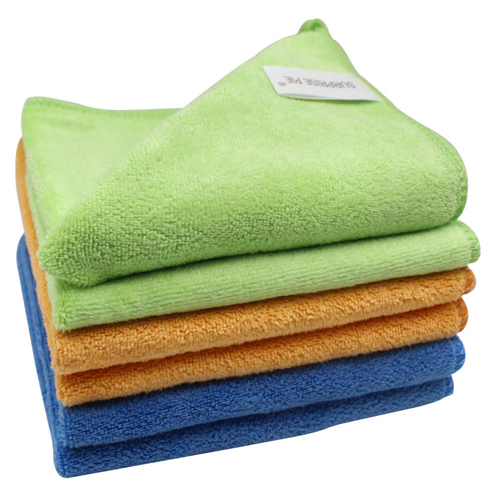 Microfiber Cleaning Cloths 400 GSM Thick Soft Lint Free 12x12 6