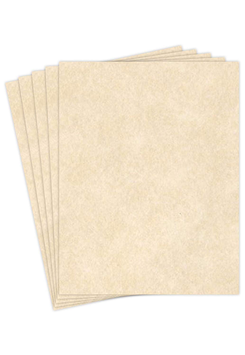 Natural Imitation Parchment Paper Great for Writing Certificates Menus  Brochures and Wedding Invitations, Premium Quality 24Lb Paper, 8.5 x 11  Letter Size