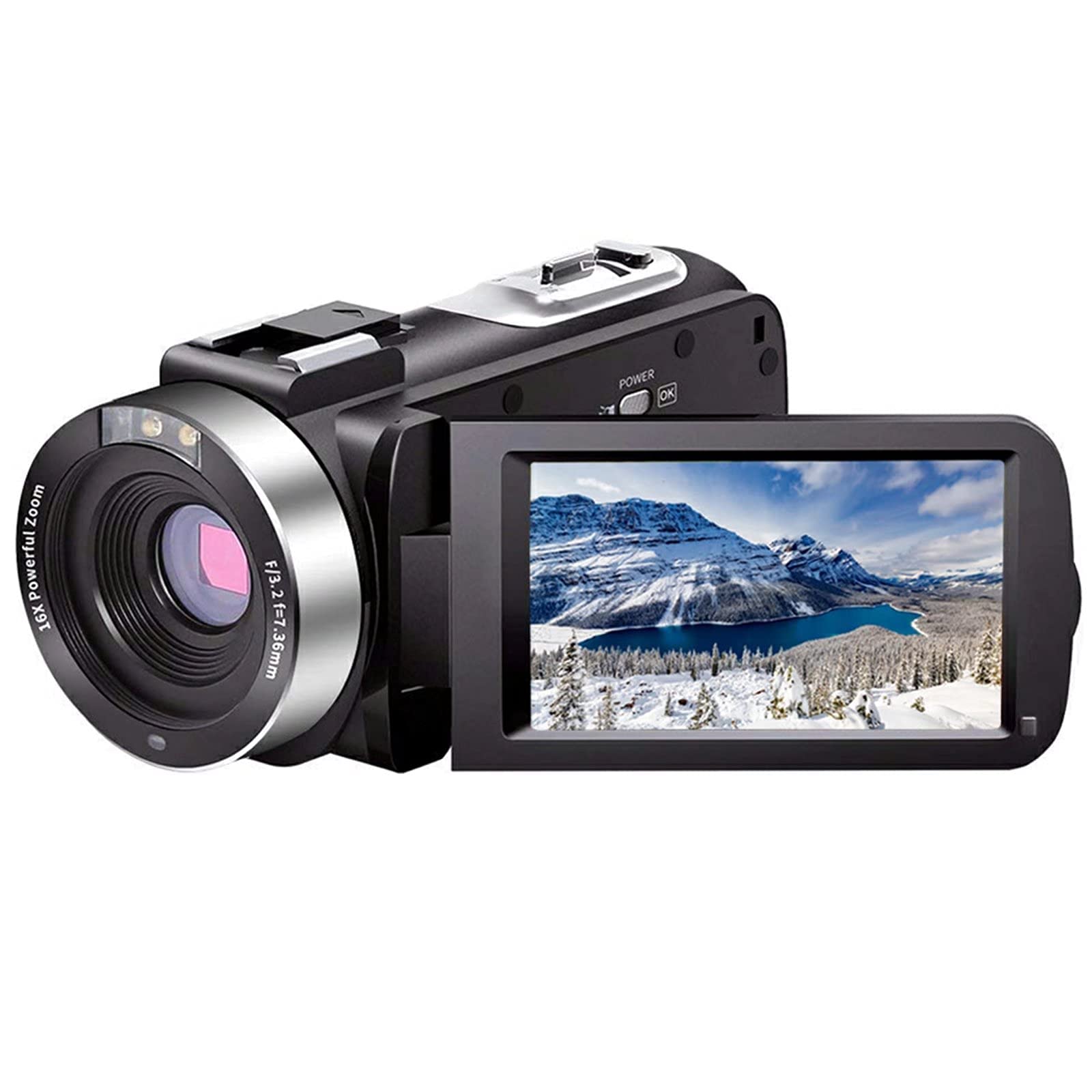 Video Camera Camcorder Full HD 1080P 30FPS 24.0 MP IR Night Vision