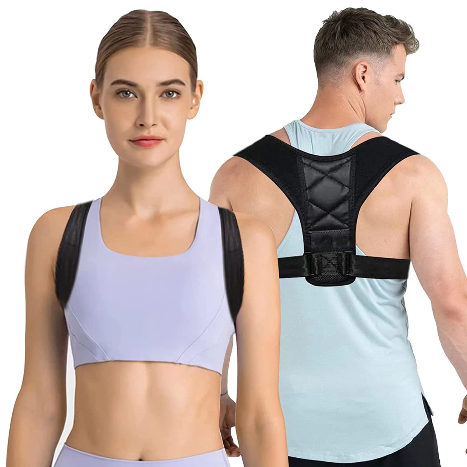 ETRSAIRL Posture Corrector For Men And Women Adjustable back brace