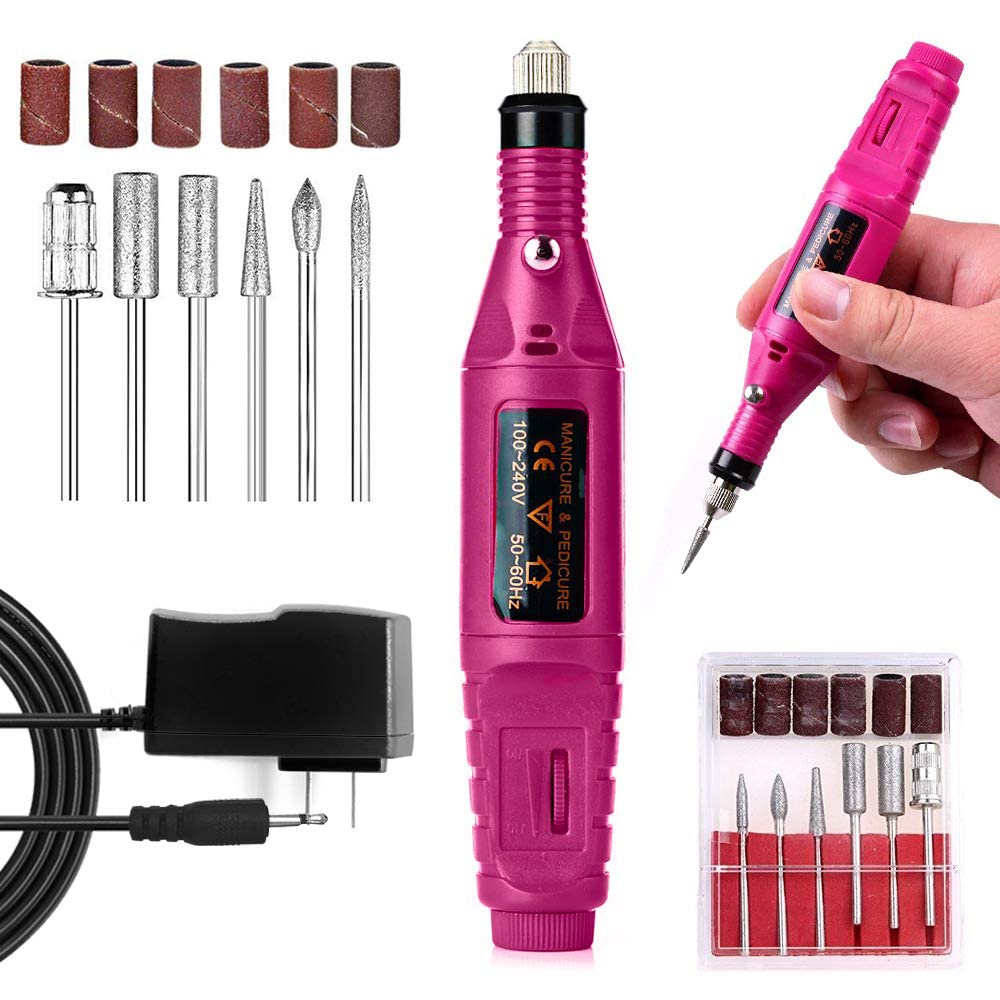 DIY Nails Sanding Cap Electric Drill Machine Accessories Nail Art  Decoration | eBay