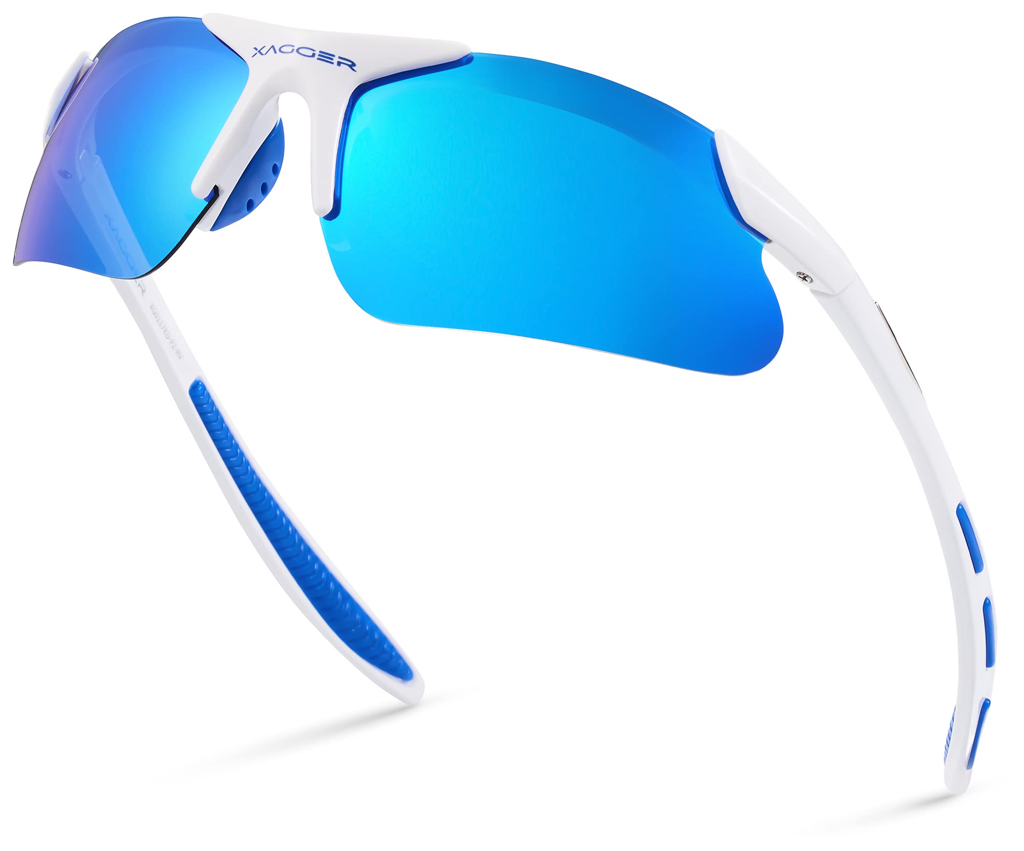 Xagger Youth Polarized Sports Sunglasses for Boys Girls Age 8-14 Kids Teens  Baseball Softball TR90