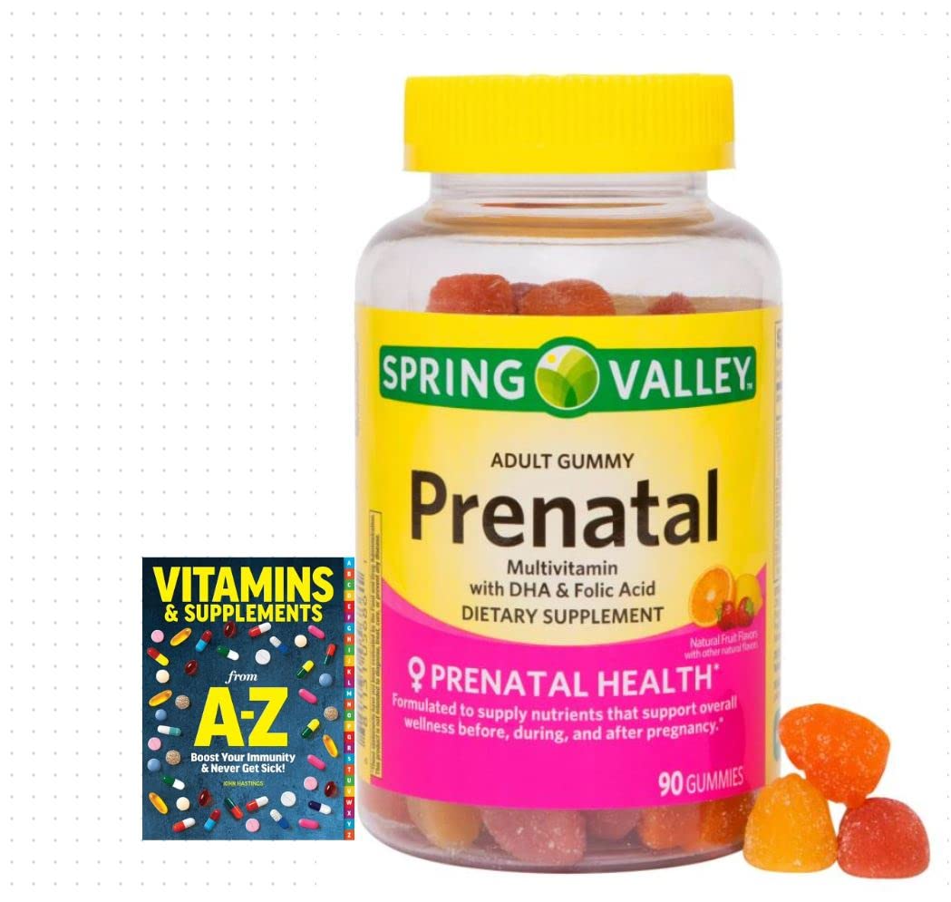Spring Valley Adult Gummy Prenatal Multivitamin with DHA & Folic Acid