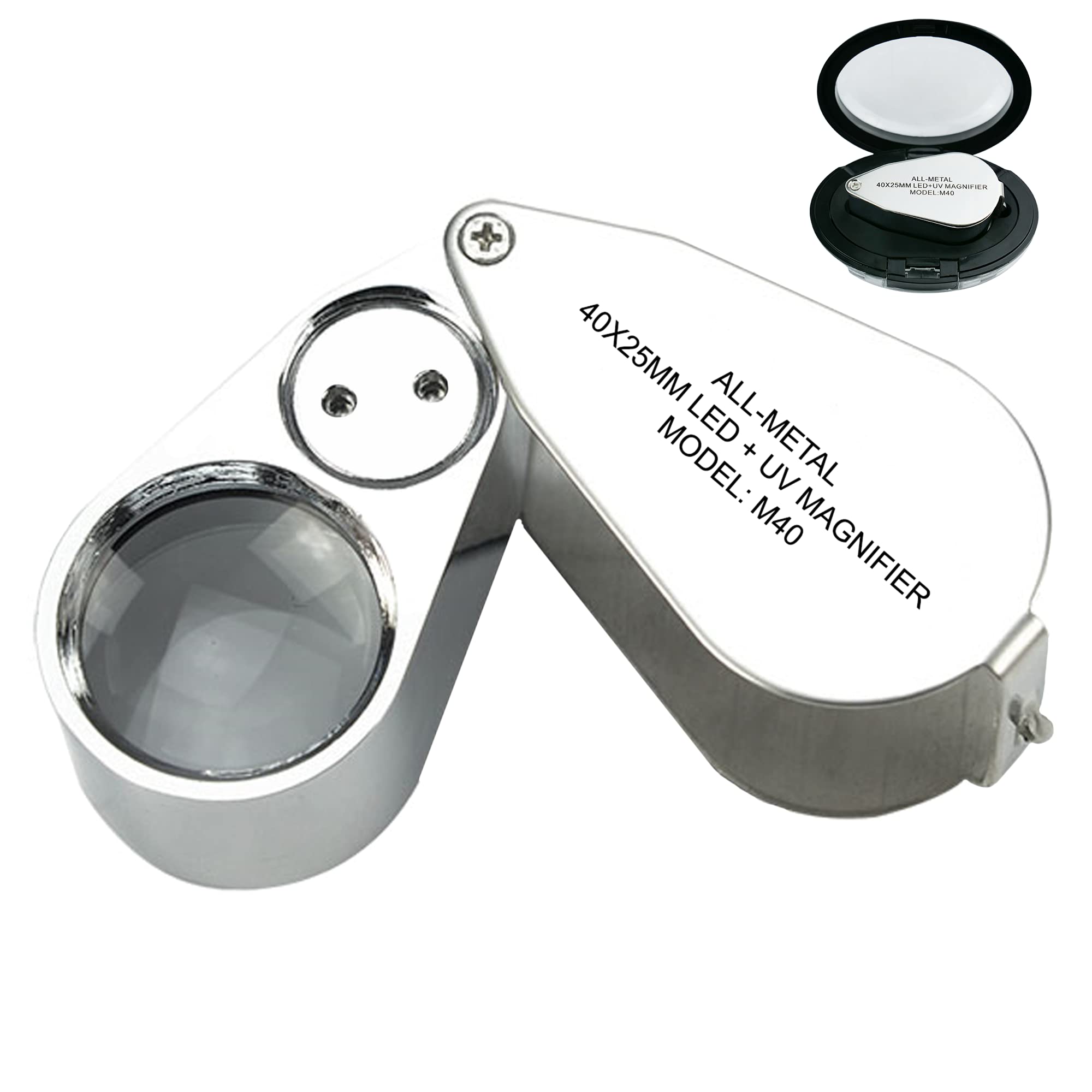 Crystal Clear 3.5 Magnifier With Light 