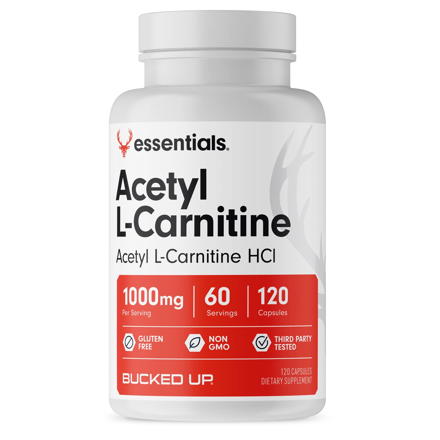 Bucked Up Acetyl LCarnitine 1000mg Per Serving Supports Brain Function