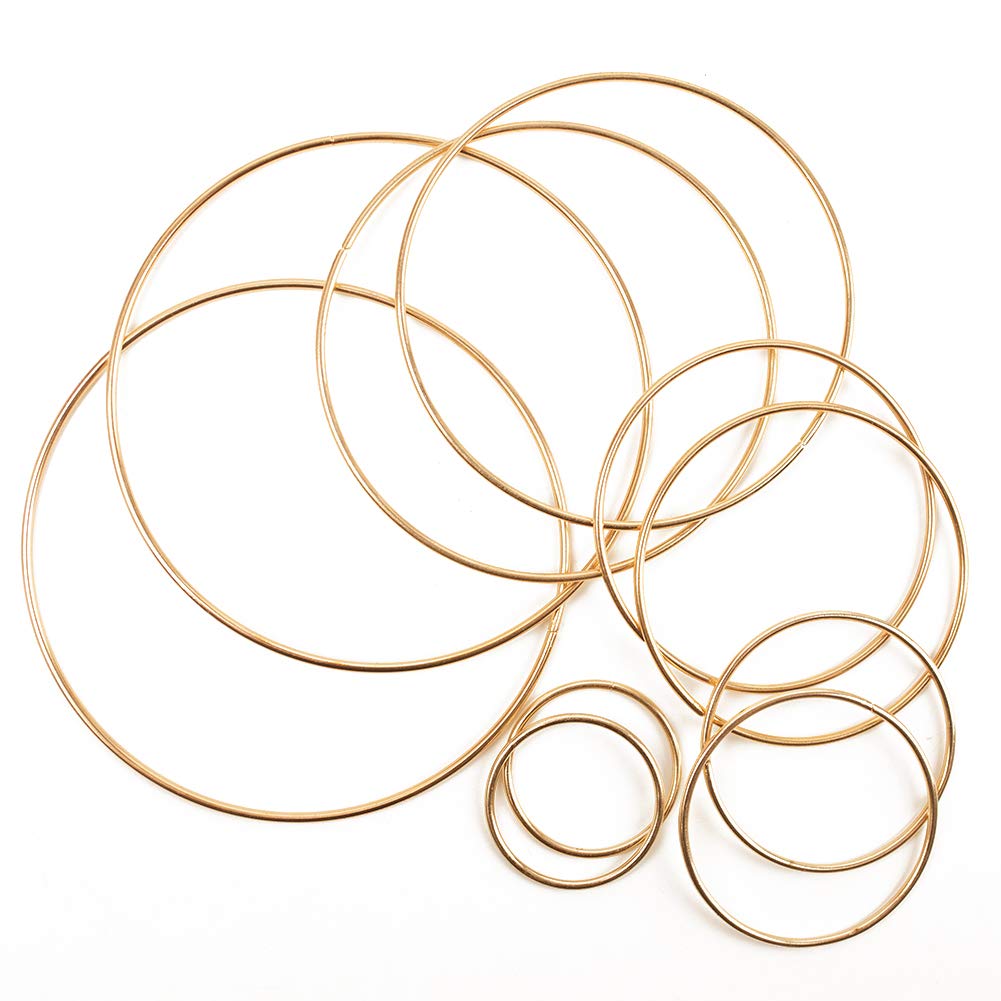 12 Pcs Wooden Rings For Crafts Wooden Hoops For Crafts Bamboo Floral Hoop  Craft Dream Catcher Hoops Ring Macrame Craft Wreath Hoop Rings For Diy  Weddd