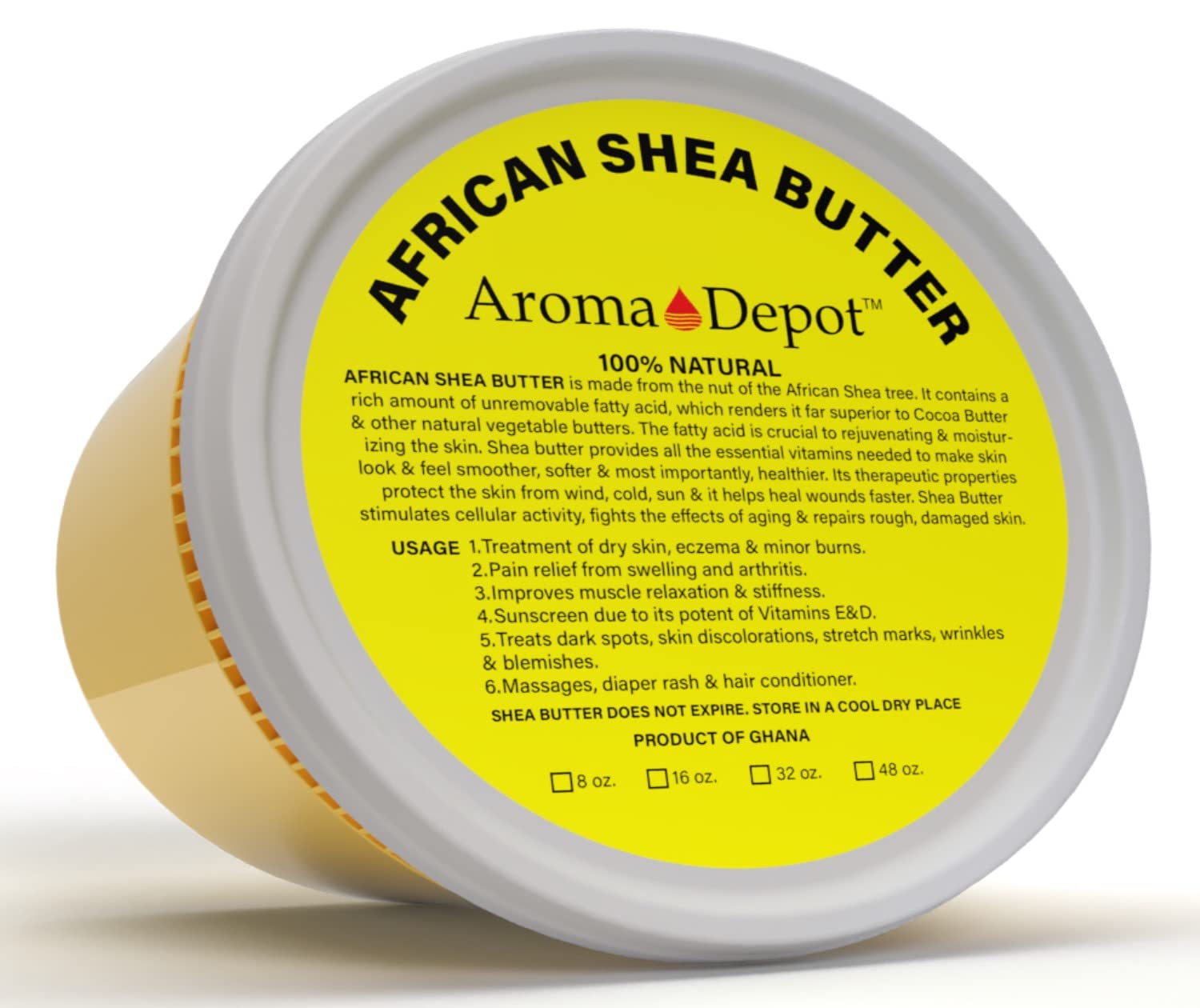 African Shea Butter 100% Pure Unrefined Natural Pure Grade A Raw