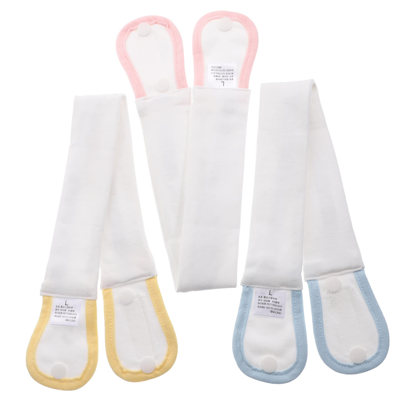 DECHOUS 3pcs Umbilical Cord Support Belt Diapers for Newborns Baby