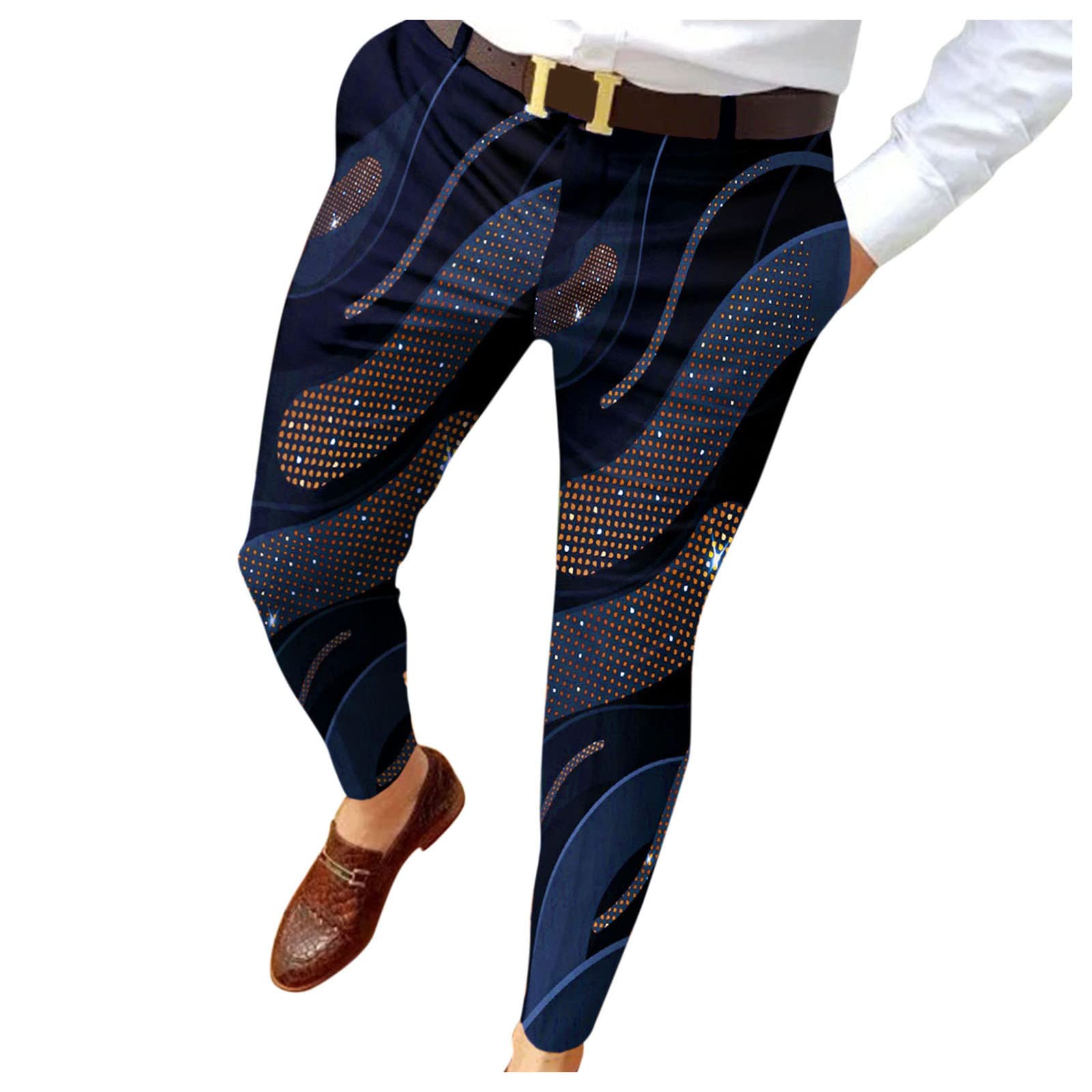 Men Corduroy Casual Pants Loose Plus Long Pants Trousers | eBay