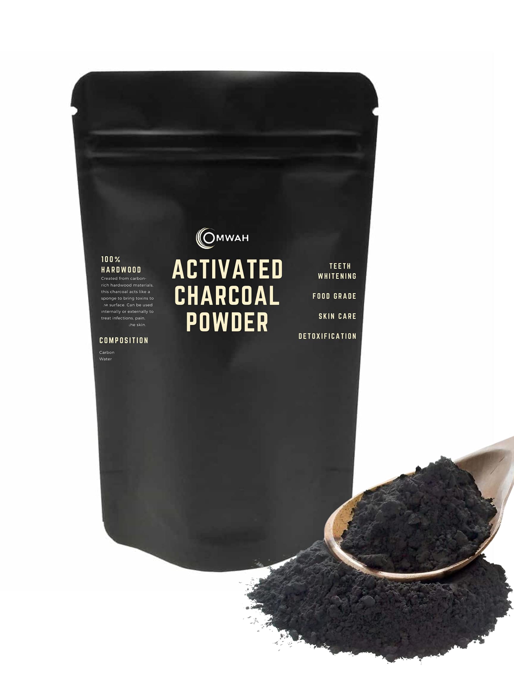 Charcoal House Hardwood Activated Charcoal Powder - Topical First Aid for  Cuts, Scratches, Minor Burns & More! Food Grade Powder for Nutrition, Body