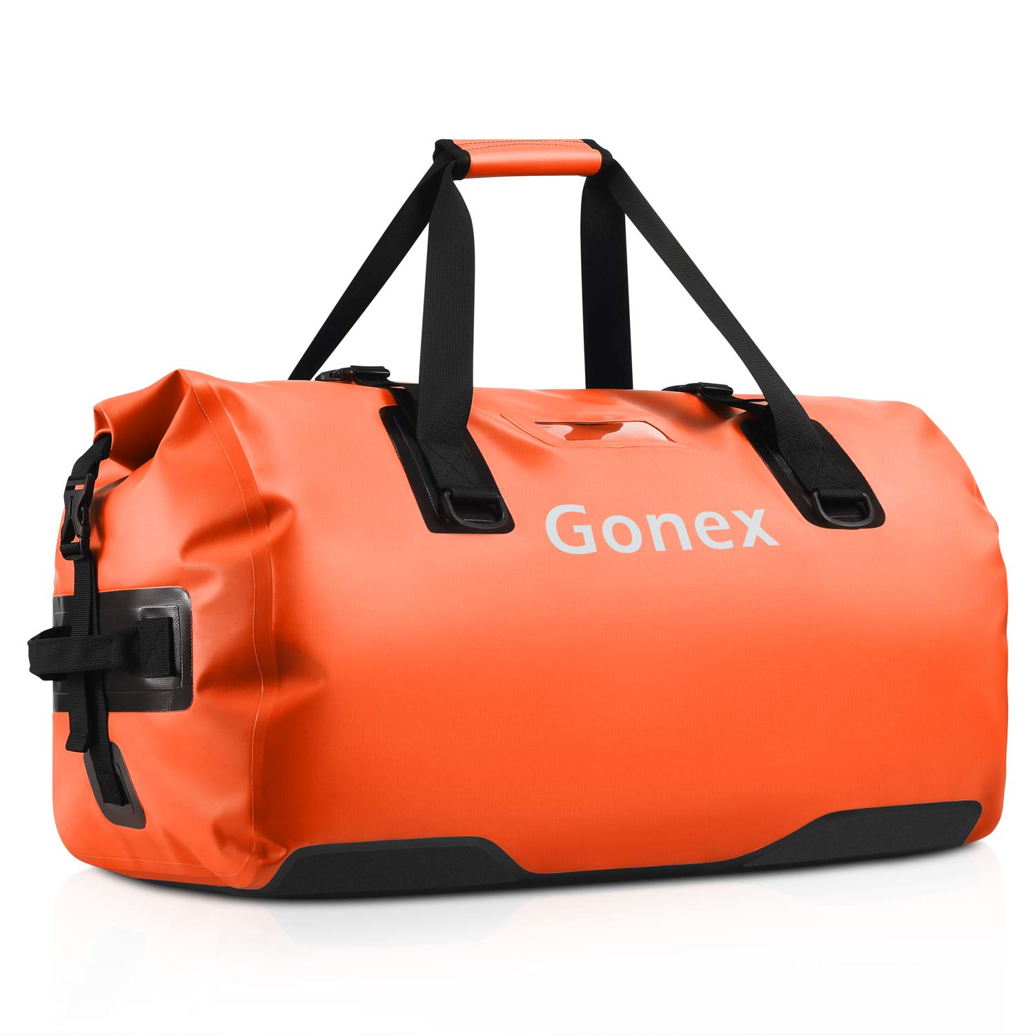  Gonex 60L Extra Large Waterproof Duffle Travel Dry Duffel Bag  Heavy Duty Bag with Durable Straps & Handles for Kayaking Paddleboarding  Boating Rafting Fishing Black : Sports & Outdoors