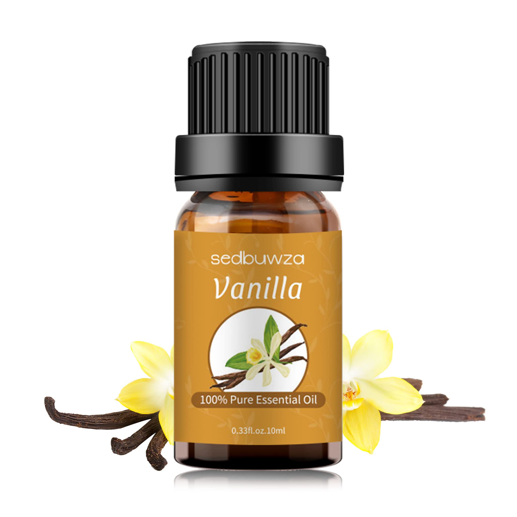 Vanilla Essential Oil 3.38 oz, 100% Pure Vanilla Aromatherapy Oil for  Diffuser, Perfumes, Massage, Soap Making