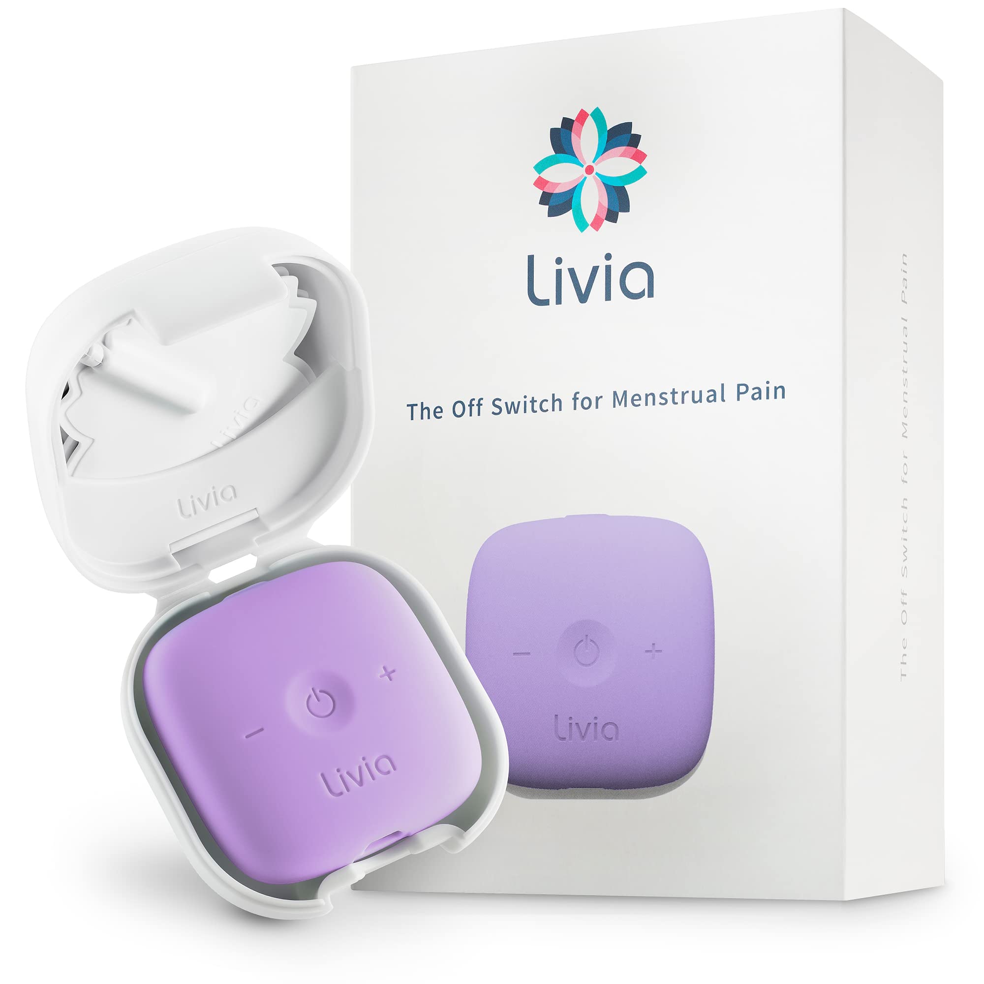 Livia Menstrual Pain Relief Device, Lavender The Off Switch for