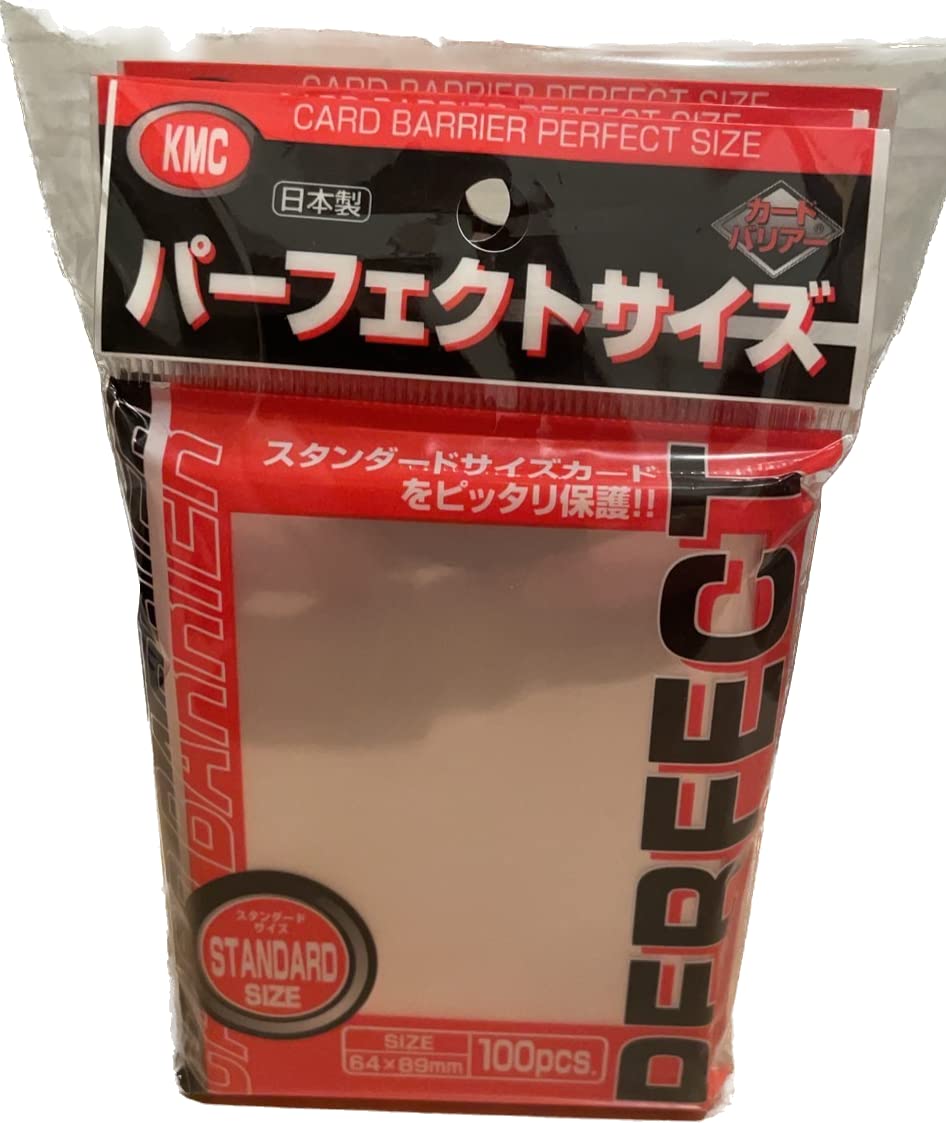 KMC 100 Pochettes Card Barrier Perfect Size Soft Sleeves, 3 Pack/Total 300  Pochettes Komainu-Dou