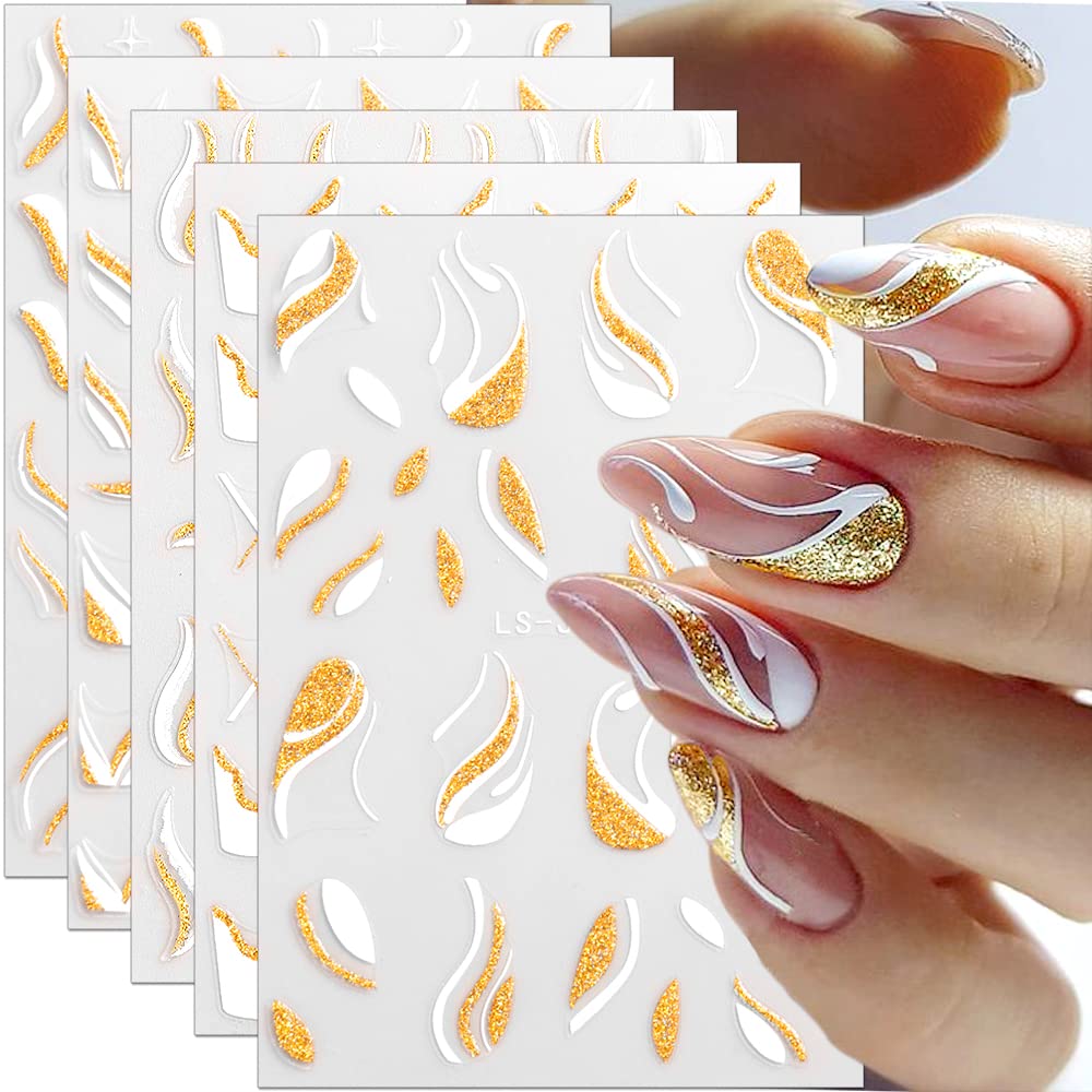 White And Gold Nails Pictures, Photos, and Images for Facebook, Tumblr,  Pinterest, and Twitter