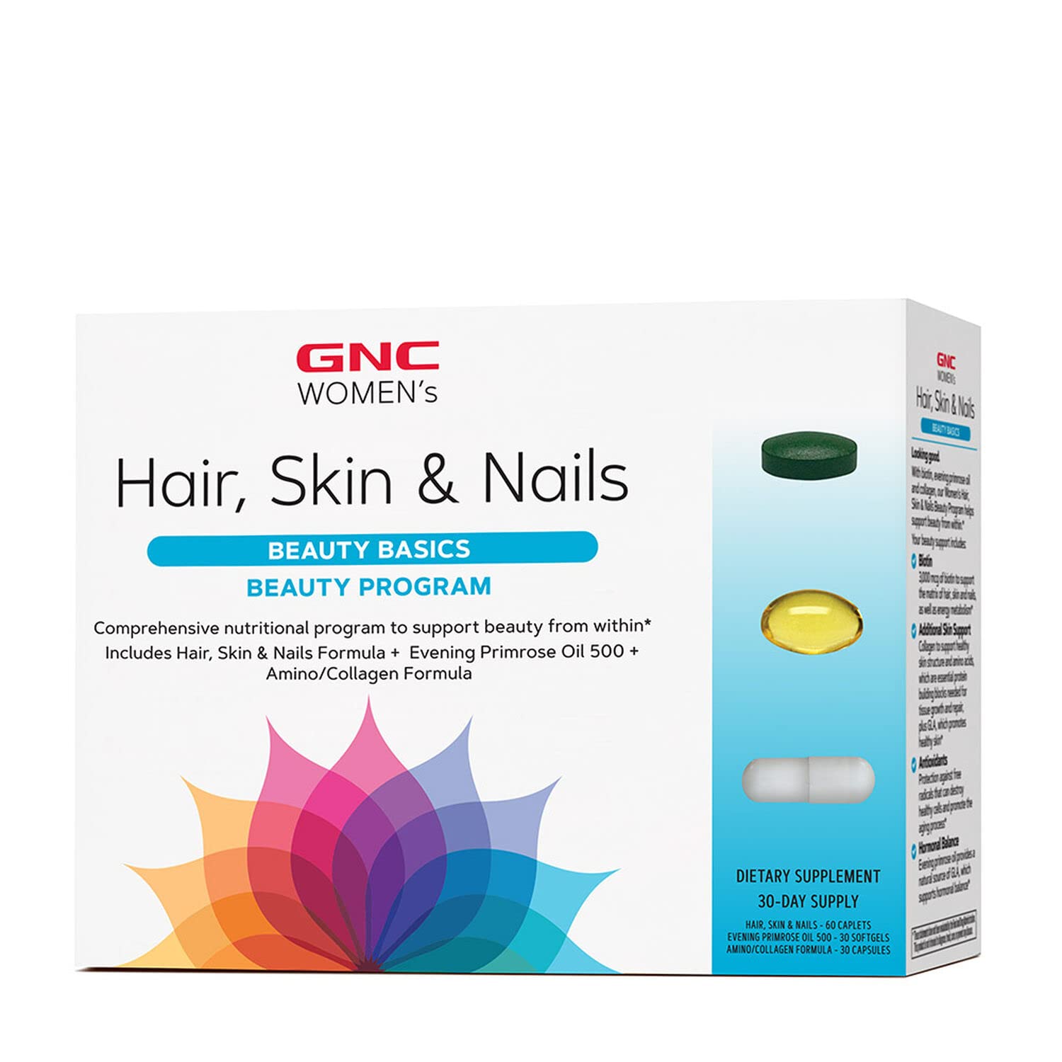 GNC Women's Hair Skin & Nails Vitapak Program 3Step Vitamin System