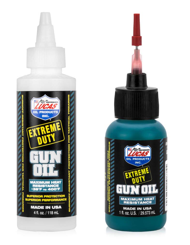 One 4 oz. Bottle of Lucas Extreme Duty Gun Oil