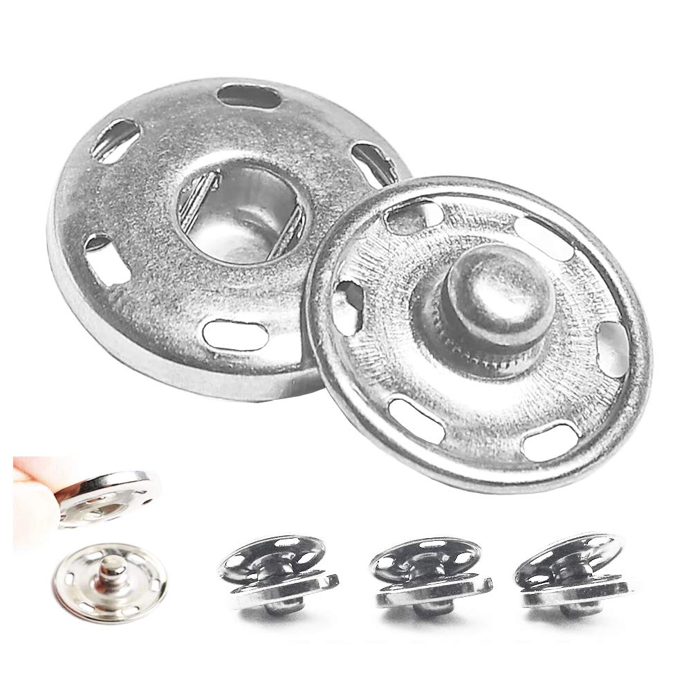 Nickel Copper Snap Fasteners Sewing on Press Studs Buttons for