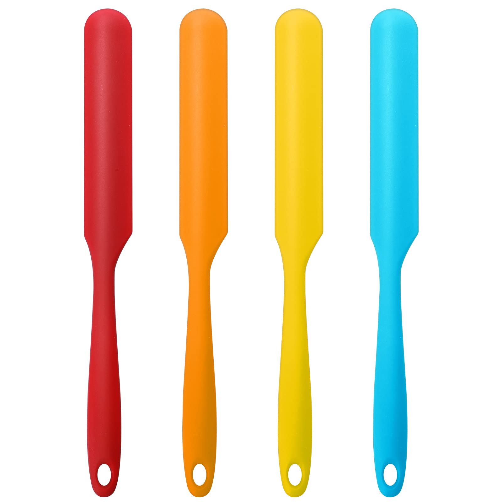 Non-stick Silicone Wax Spatulas Long Waxing Sticks Reusable Large Hard Wax  Body Hair Removal Applicator for Home and Salon Use