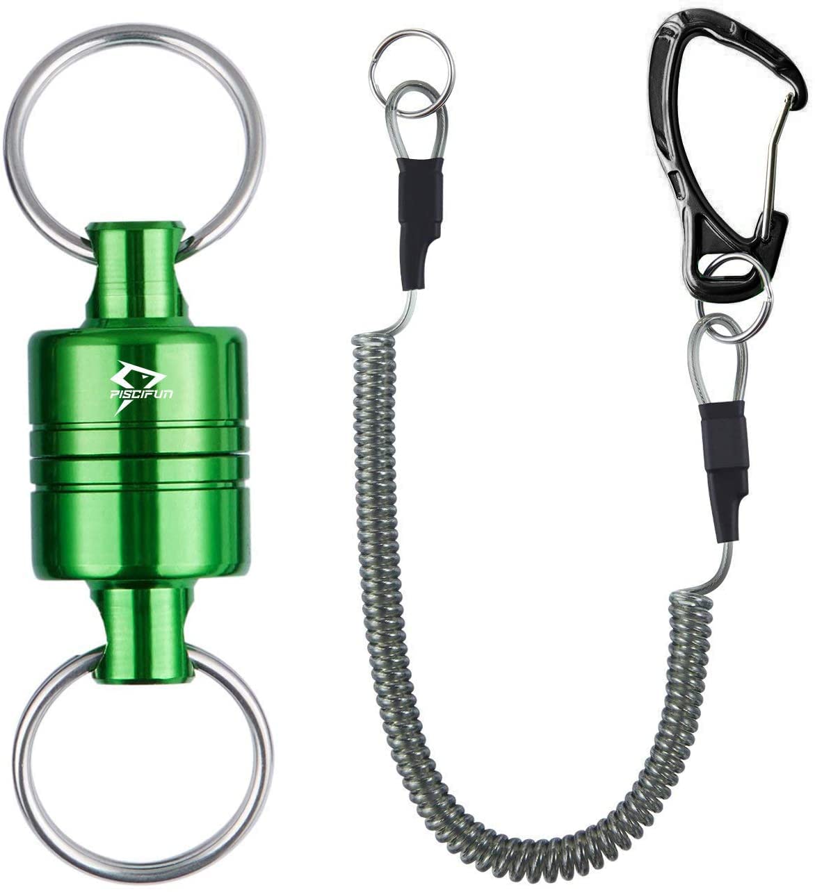 Piscifun Magnetic Net Release for Fly Fishing Magnetic Release Fishing Net  Holder Green