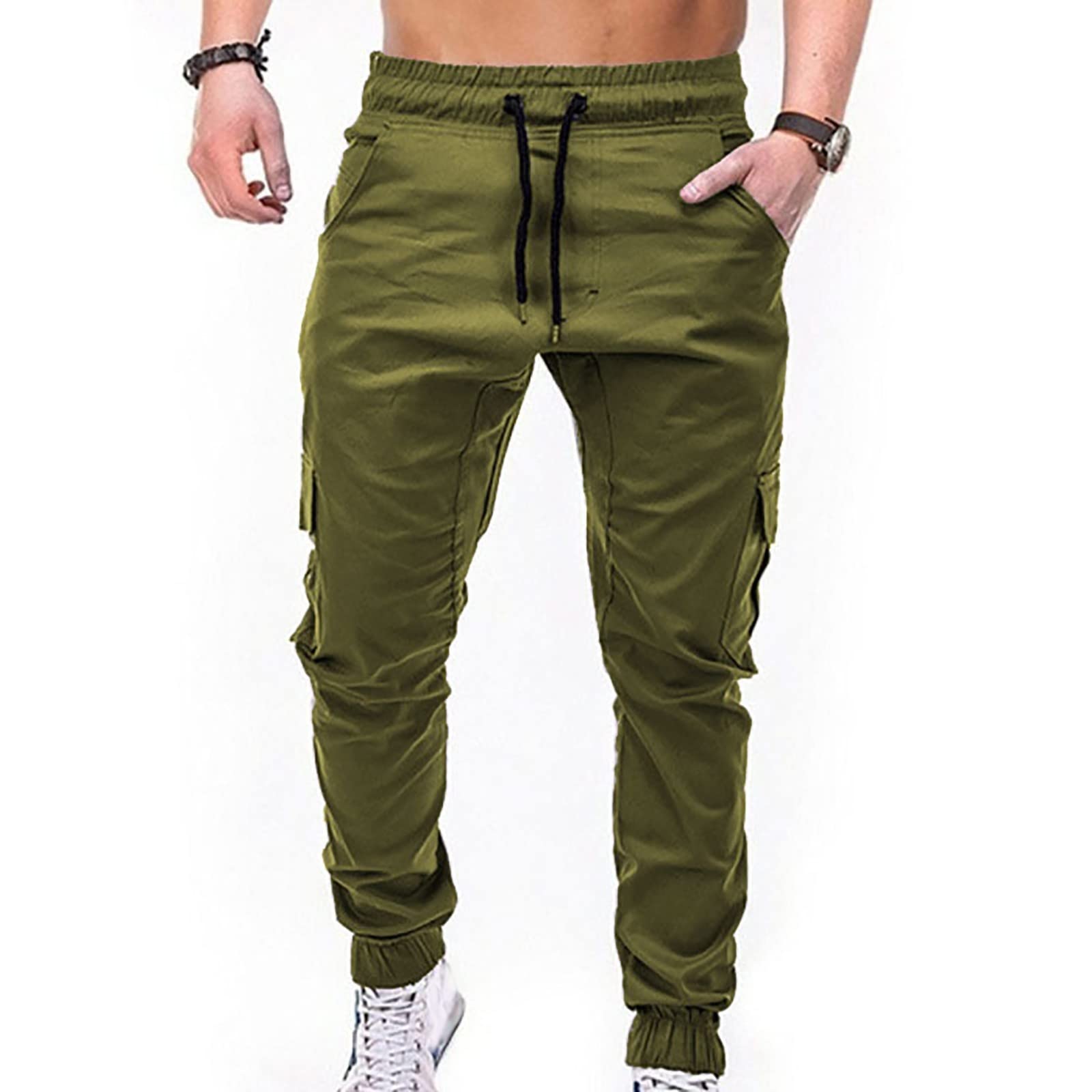 Brand Men's Fashion Military Cargo Pants Multi-pockets Baggy Men Pants  Casual Trousers Overalls Army Pants Joggers | Fruugo QA