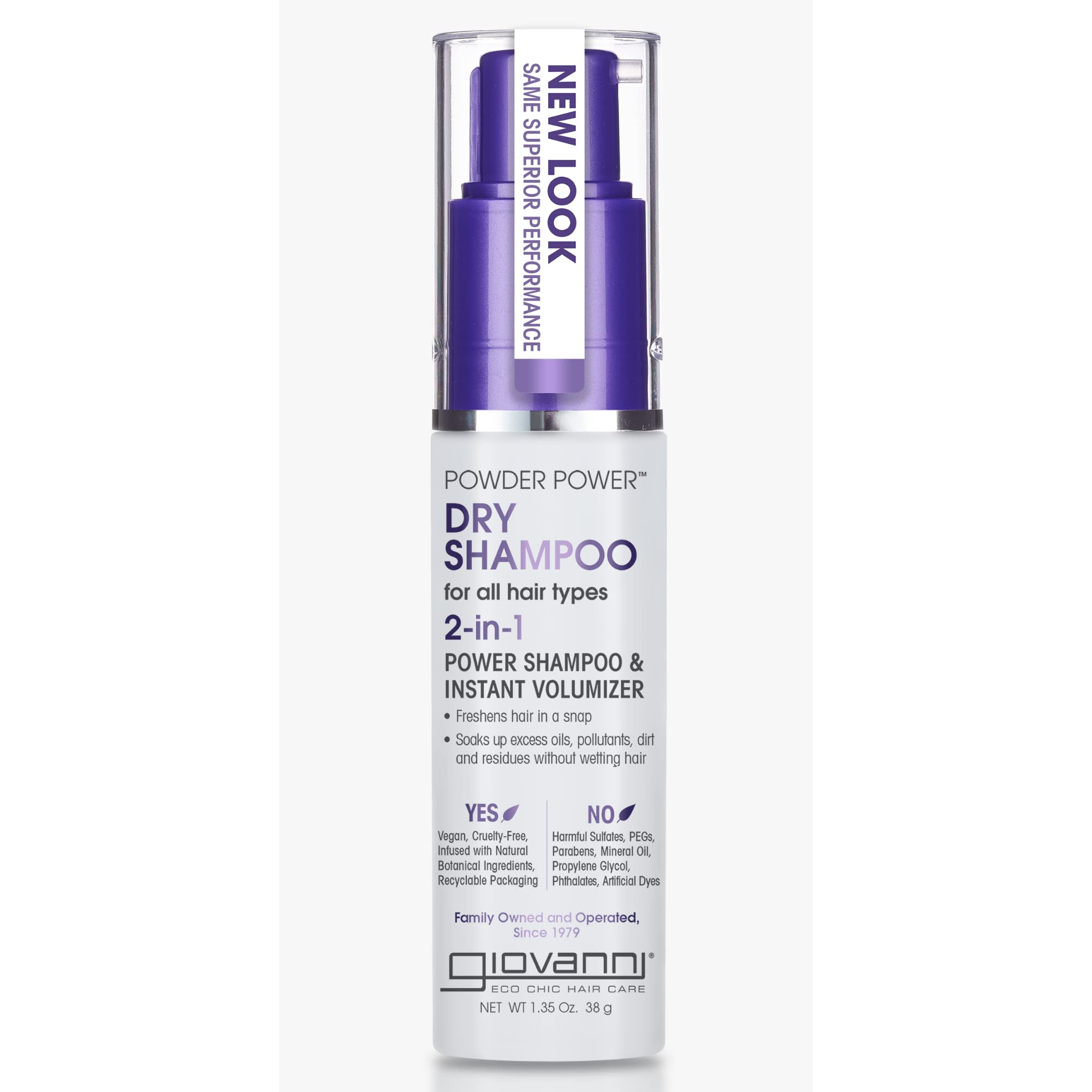 Giovanni Eco Chic Hair Care Powder Power Dry Shampoo  oz (50 g)