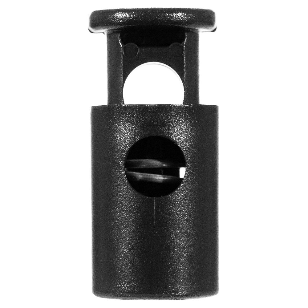 1/4 Inch Heavy Duty Barrel Cord Lock Toggle Stop Sliders - Use with Paracord  Drawstrings Accessory Cordage and More (10 Pack)