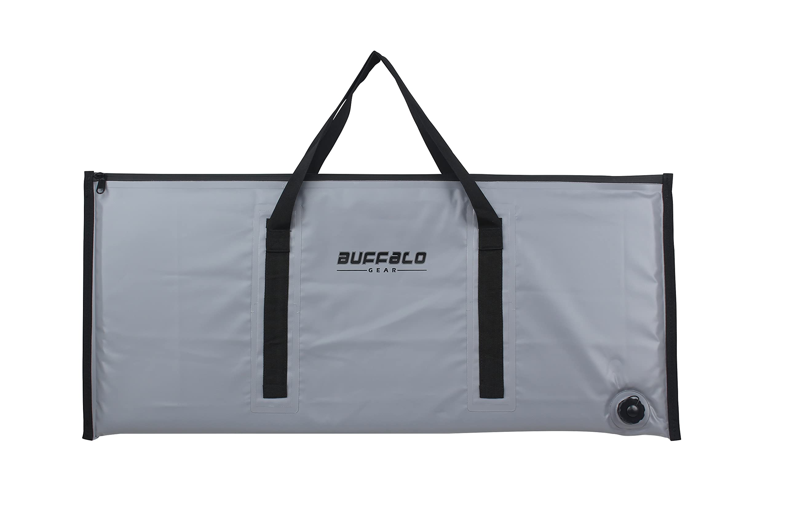 Buffalo Gear Fish Cooler Bag 40x18In Grey Basic Zipper